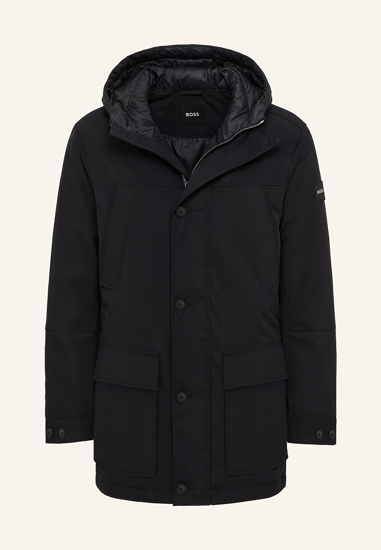 BOSS Daunenjacke H-DETONI: SCHWARZ