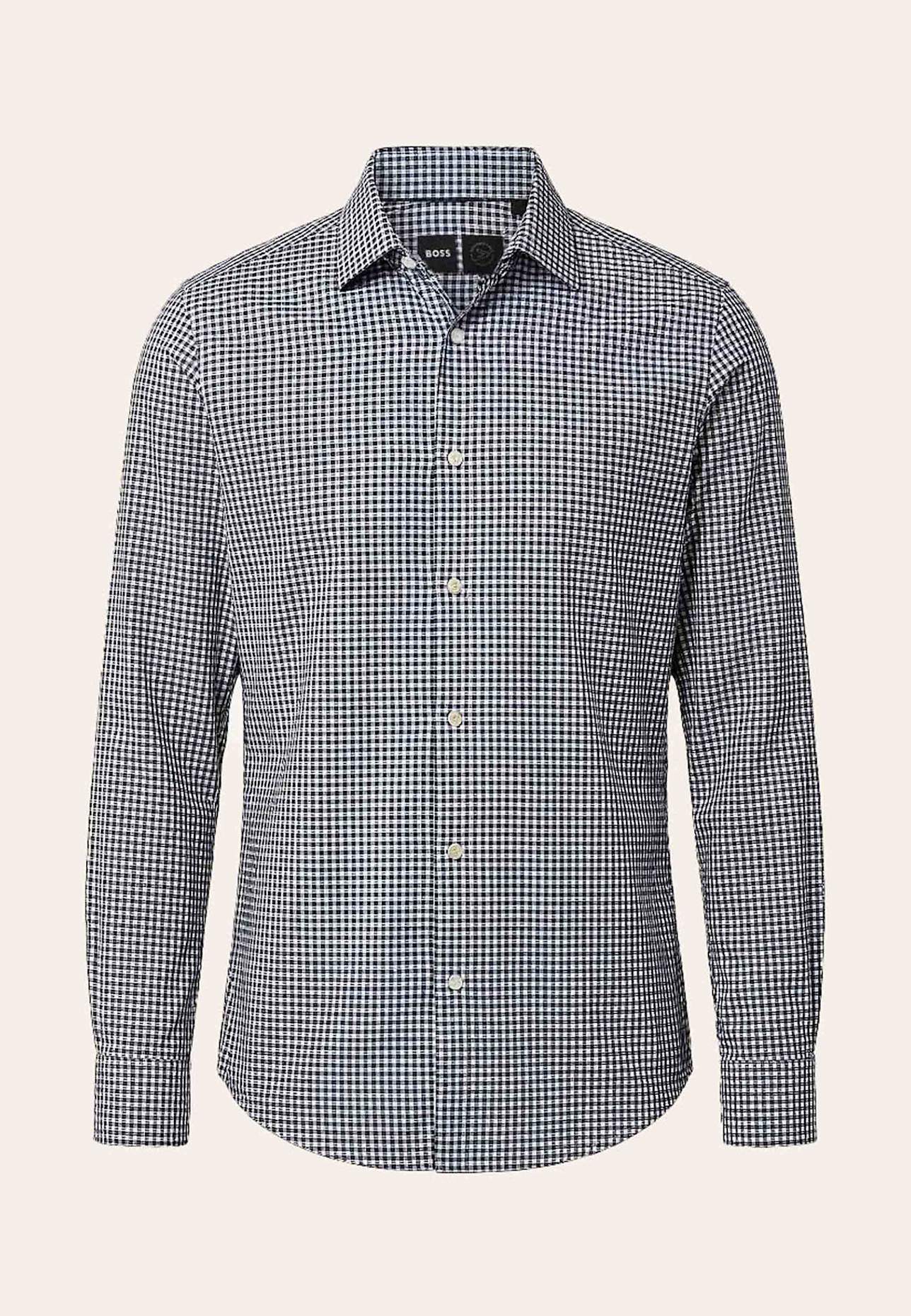 BOSS Business Hemd P-HANK-KENT-C1-222 Slim Fit: DUNKELBLAU