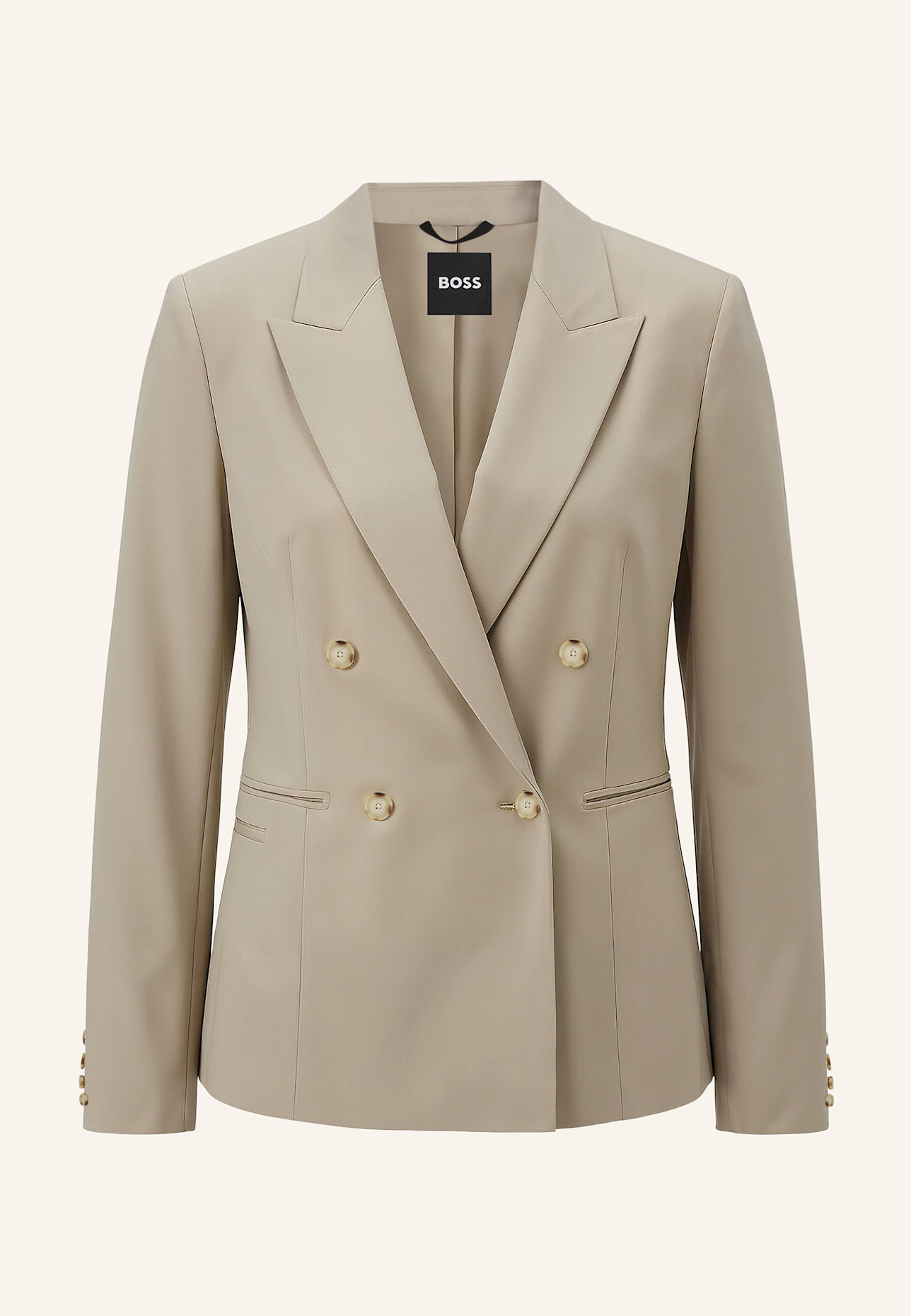 BOSS Blazer JIAMIA Slim Fit: BEIGE