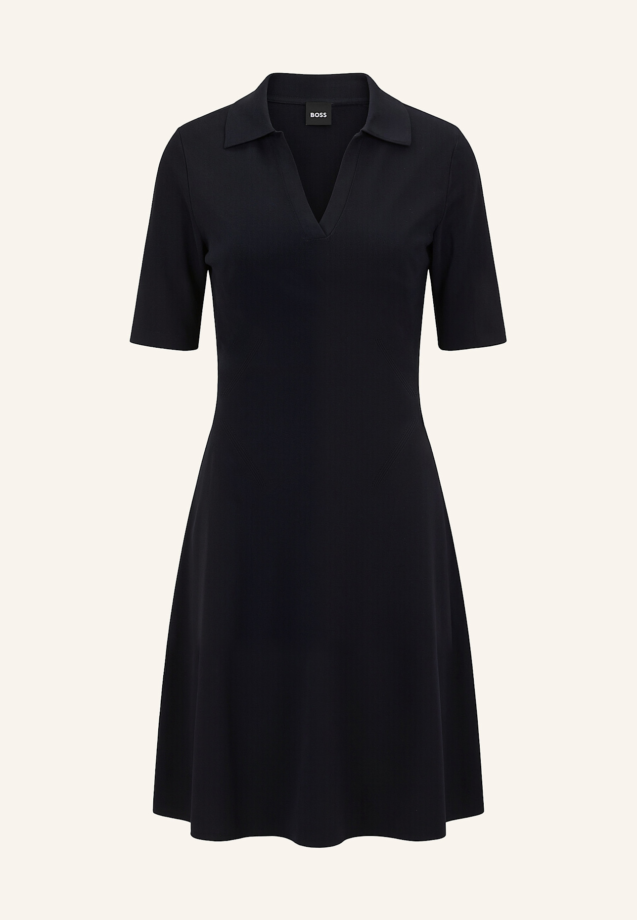 BOSS Gestricktes Kleid FELITA: DUNKELBLAU