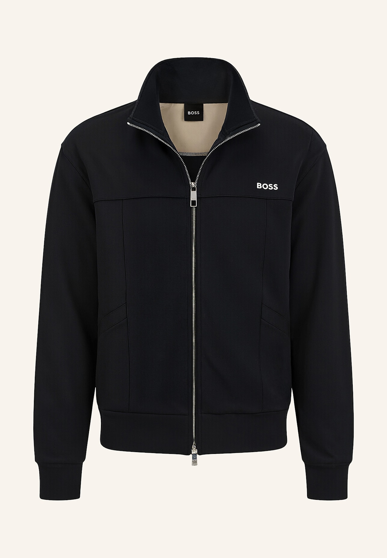 BOSS Sweatshirt ERENA Slim Fit: SCHWARZ