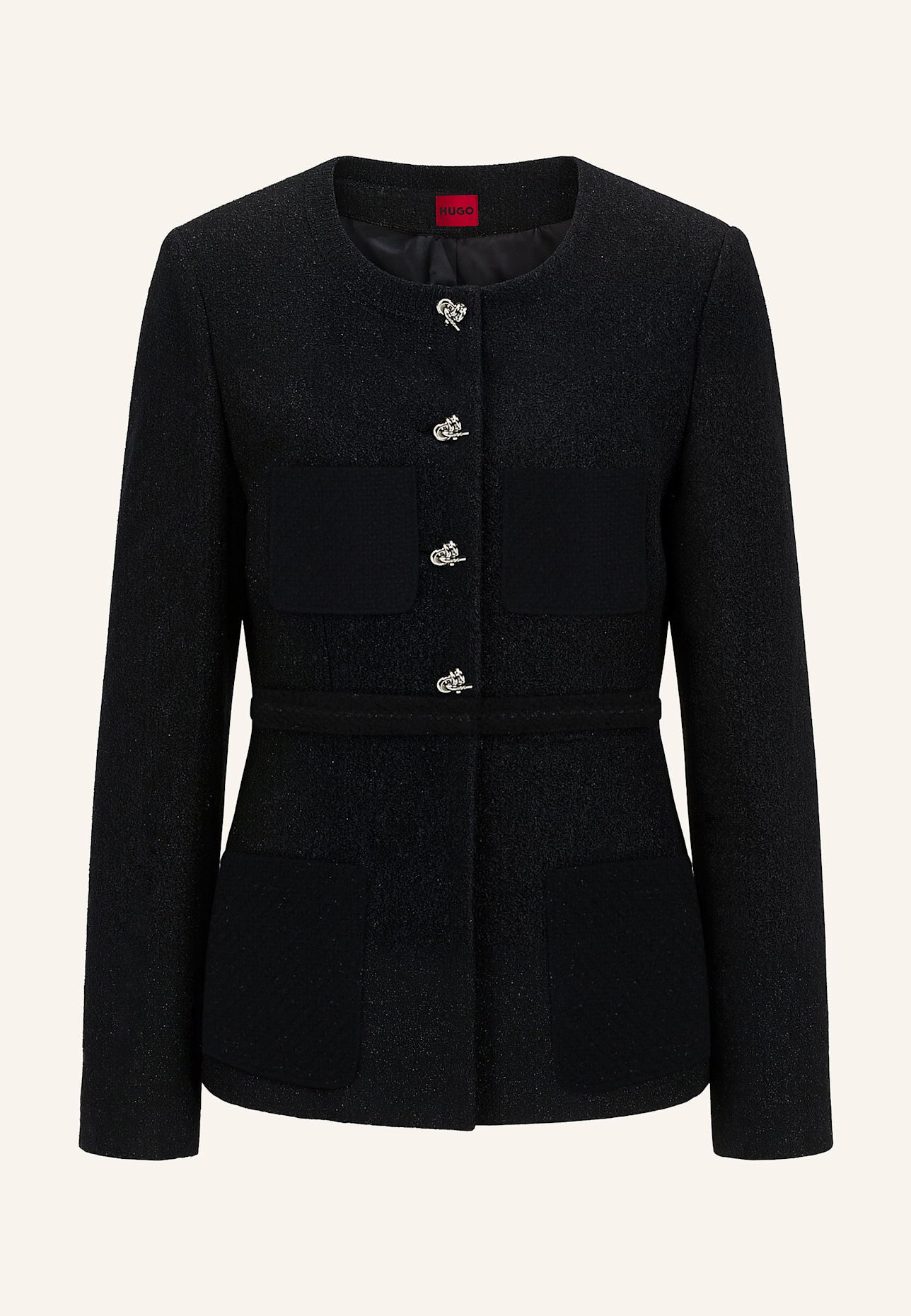 HUGO Blazer AFRANZI Regular Fit: SCHWARZ