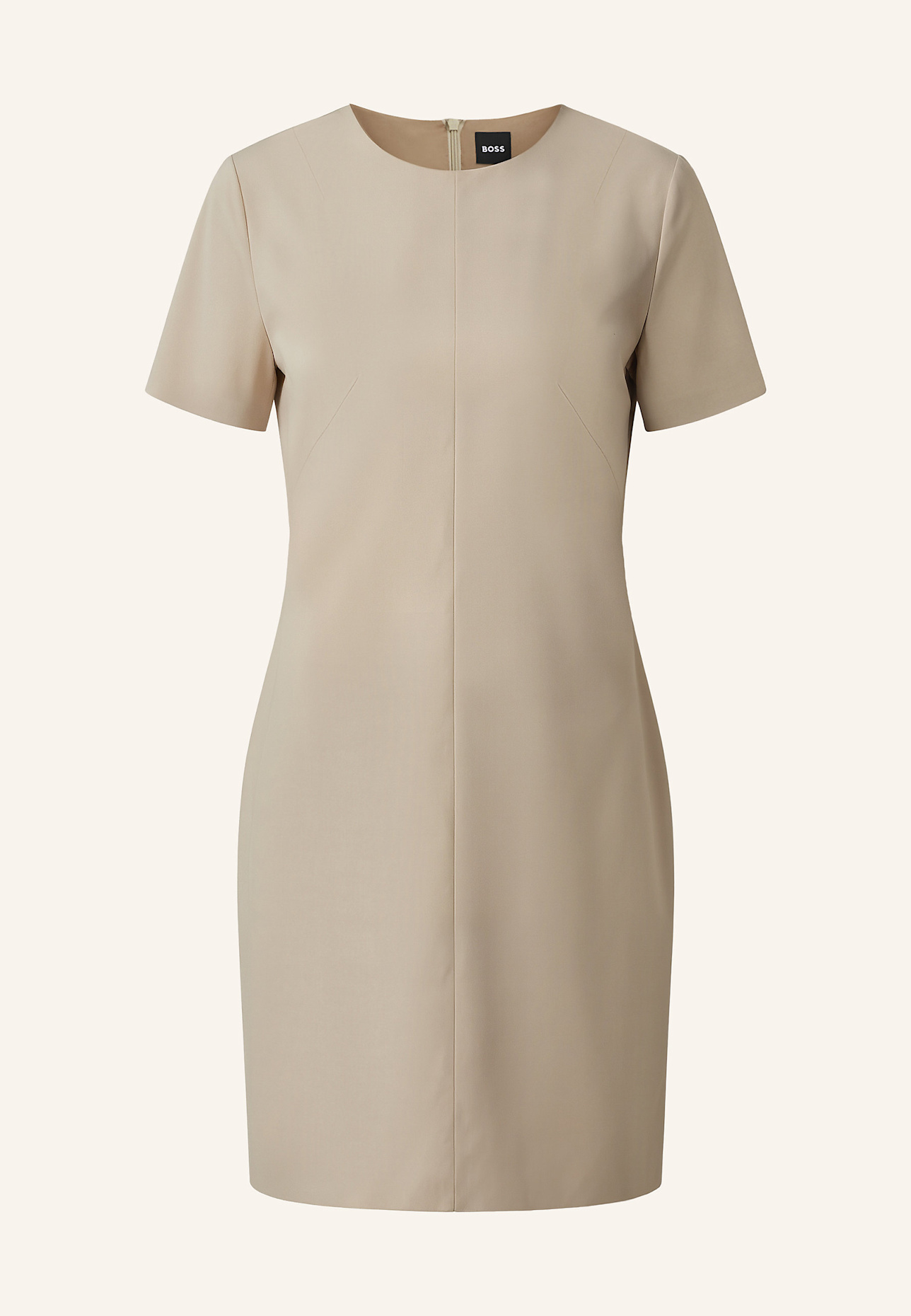 BOSS Business Kleid DINDERA Regular Fit: BEIGE
