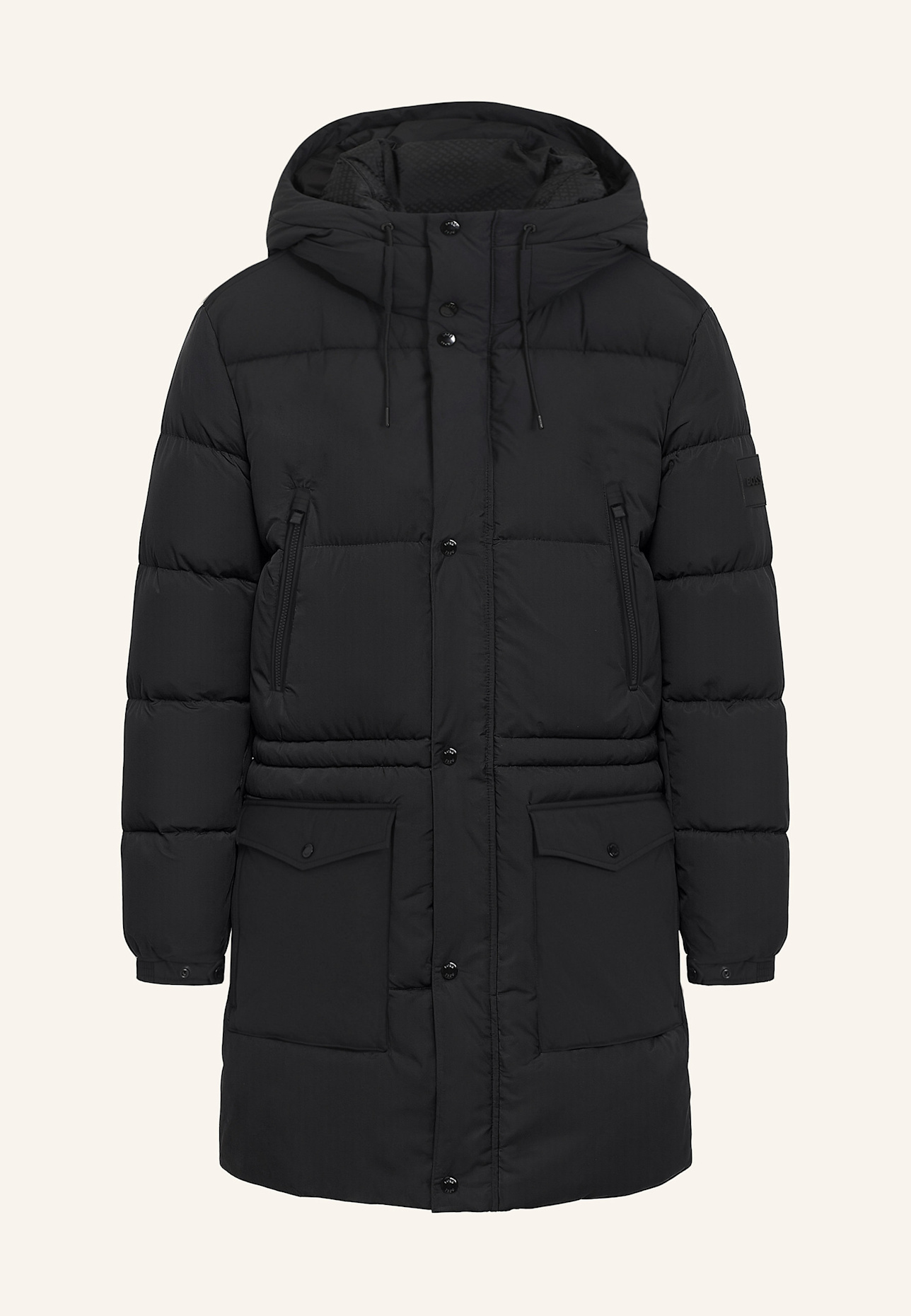 BOSS Casual Jacke H-CONDOLO2_IN Regular Fit: SCHWARZ