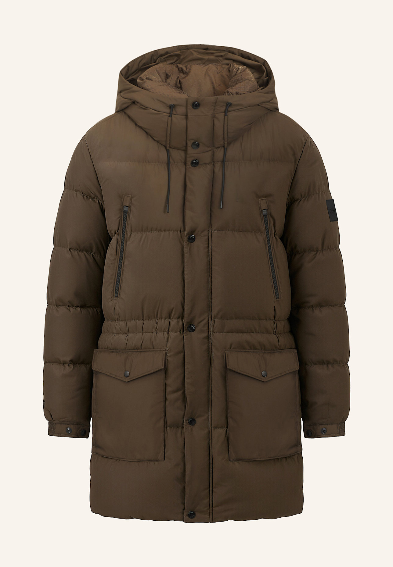 BOSS Casual Jacke H-CONDOLO2_IN Regular Fit: GRÜN