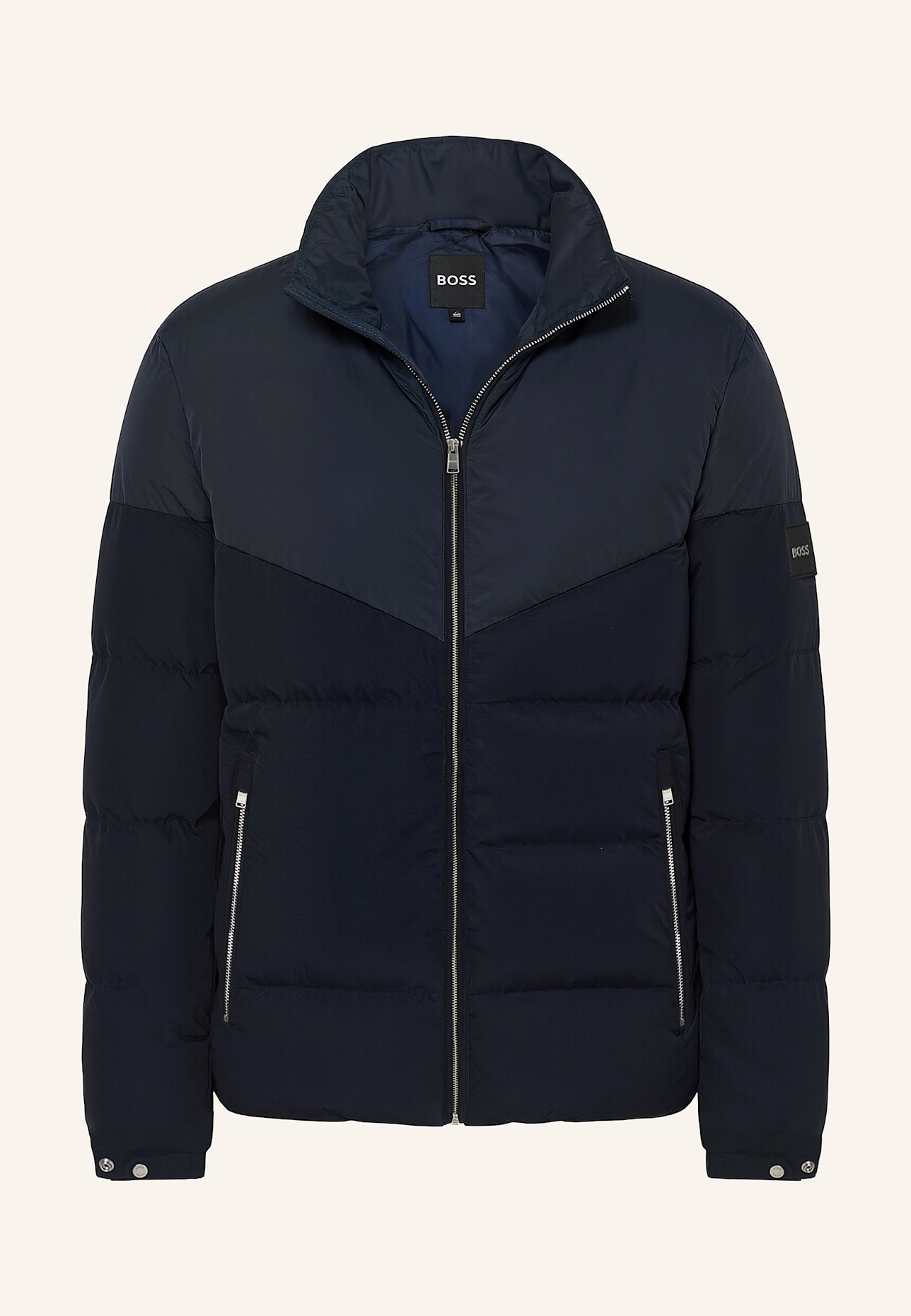 BOSS Casual Jacke H-CLANELLO1: DUNKELBLAU