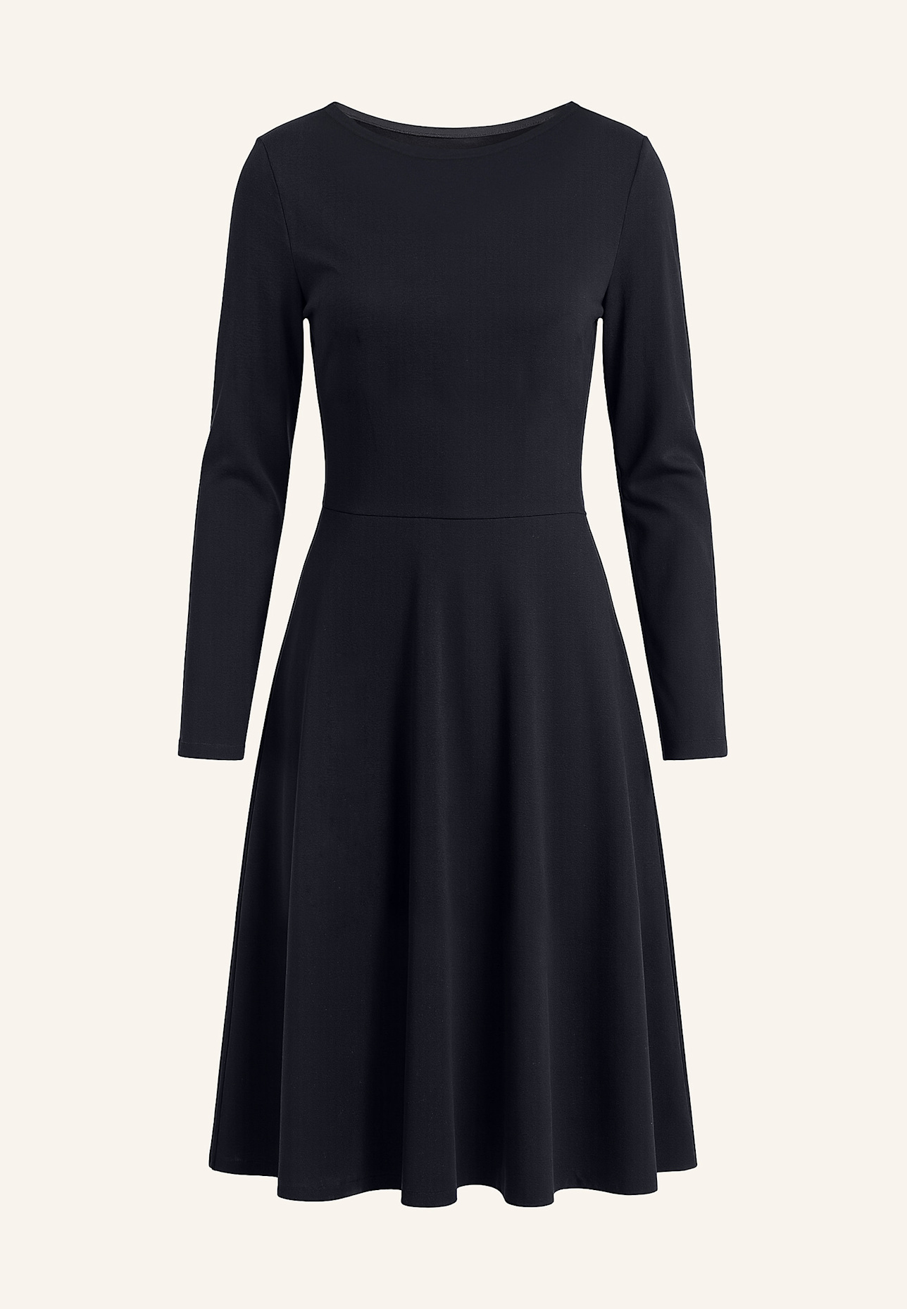 BOSS Gestricktes Kleid C_FAMME_1 Regular Fit: DUNKELBLAU