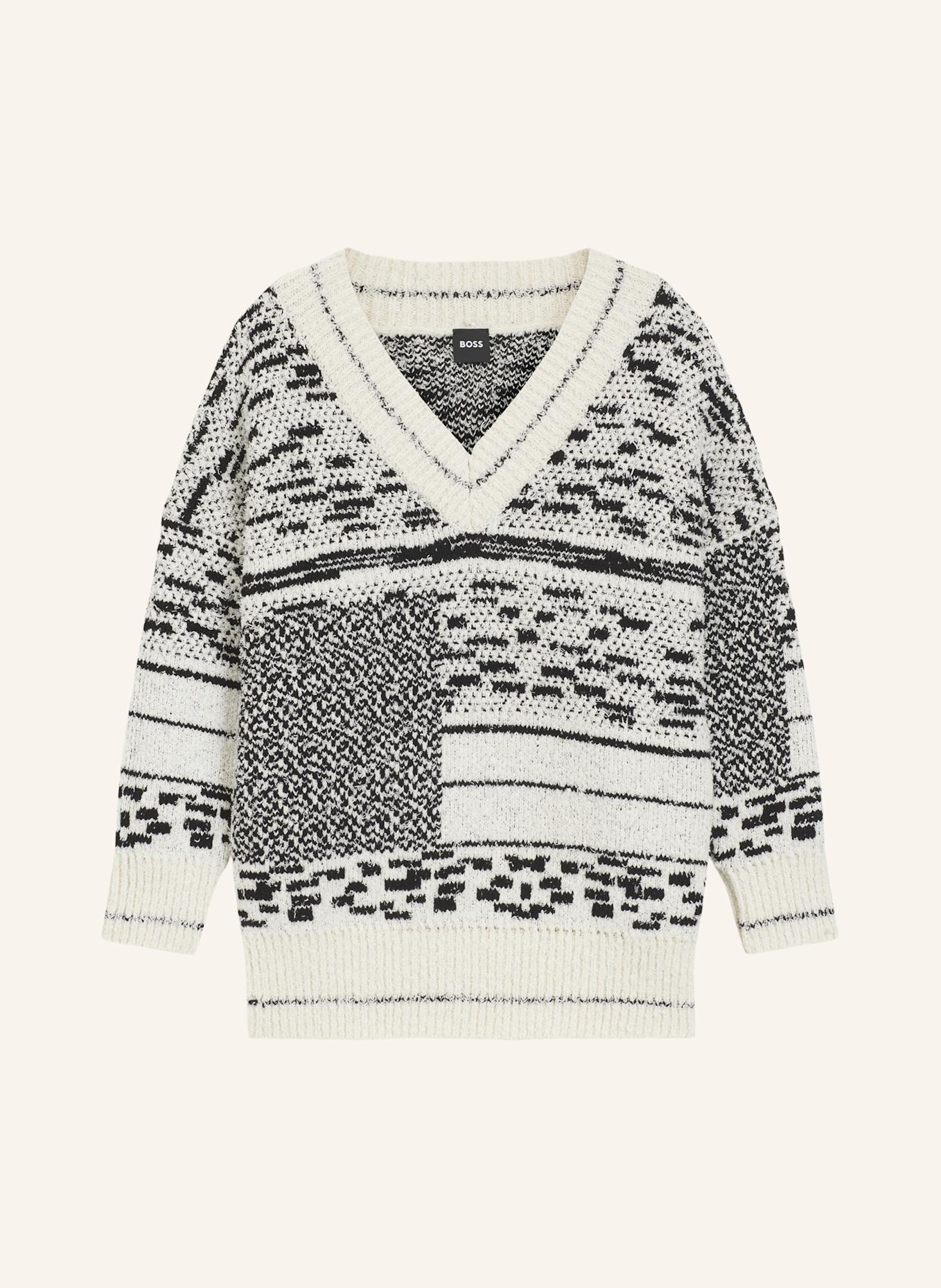 BOSS Pullover FUCSIA Relaxed Fit: NEONGELB