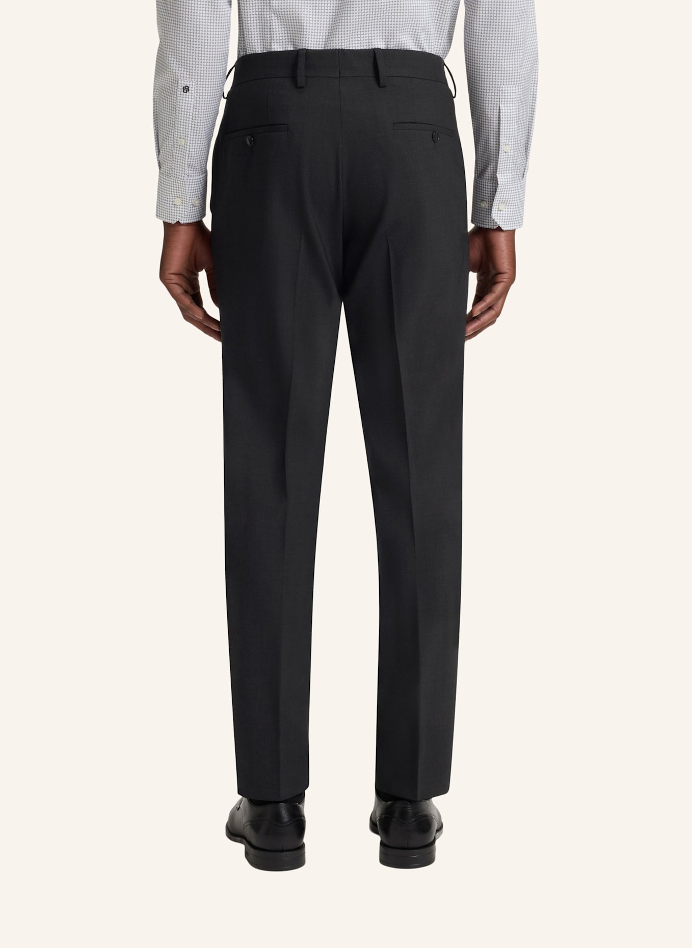 BOSS Business Anzug H-HUGE-2PCS-224 Slim Fit: DUNKELGRAU