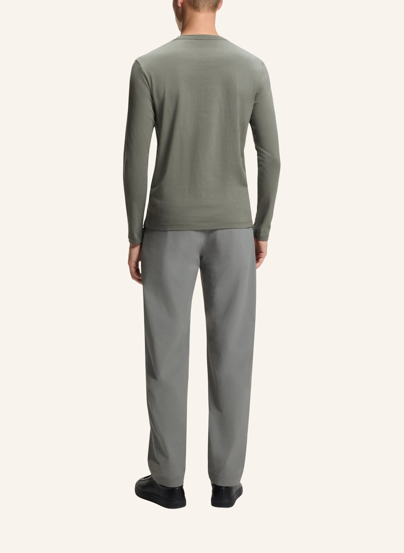 BOSS Longsleeve TACKS: GRAU