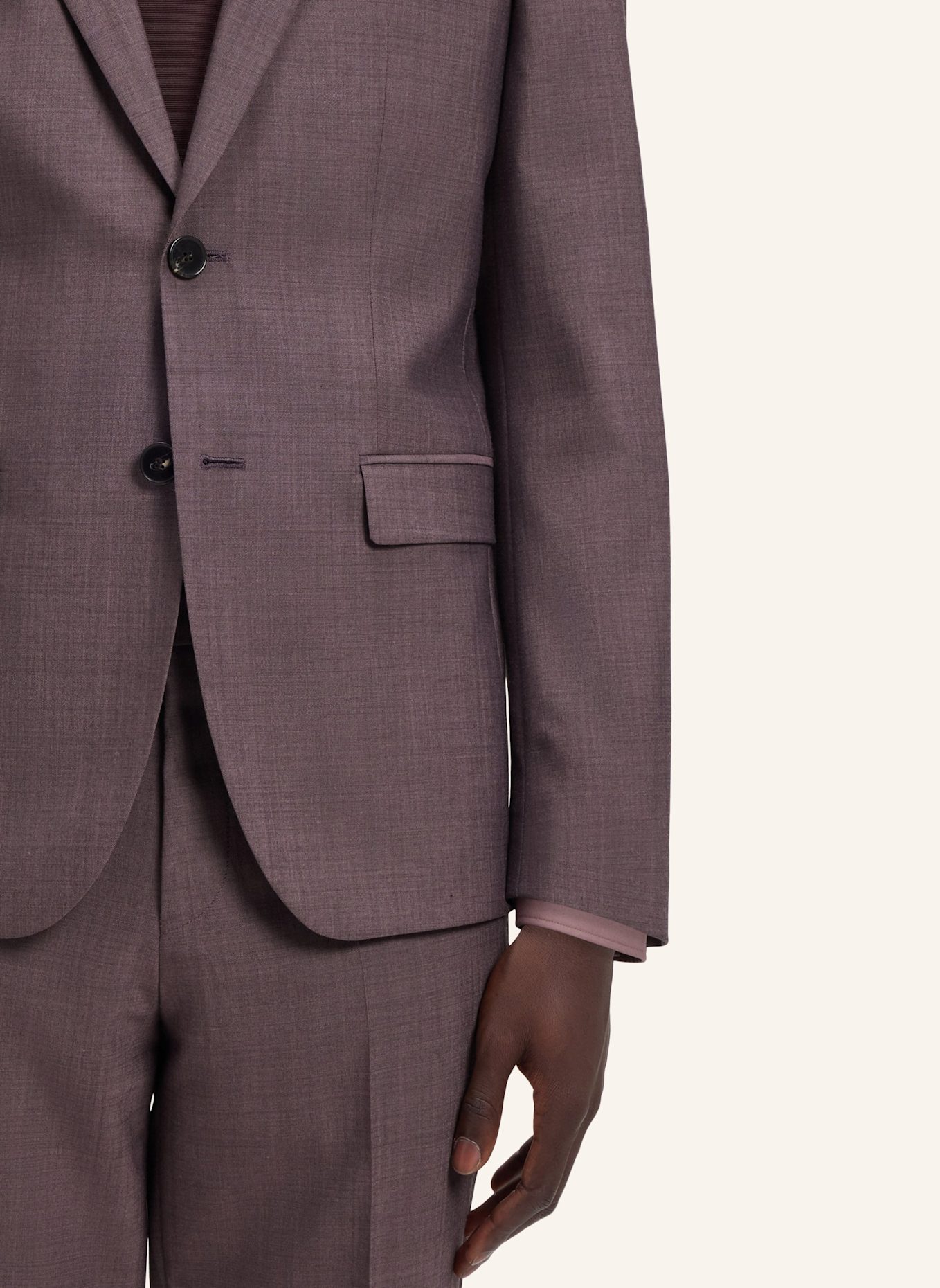 HUGO Business Anzug ARTI-HESTEN253X Extra-Slim Fit: HELLBRAUN