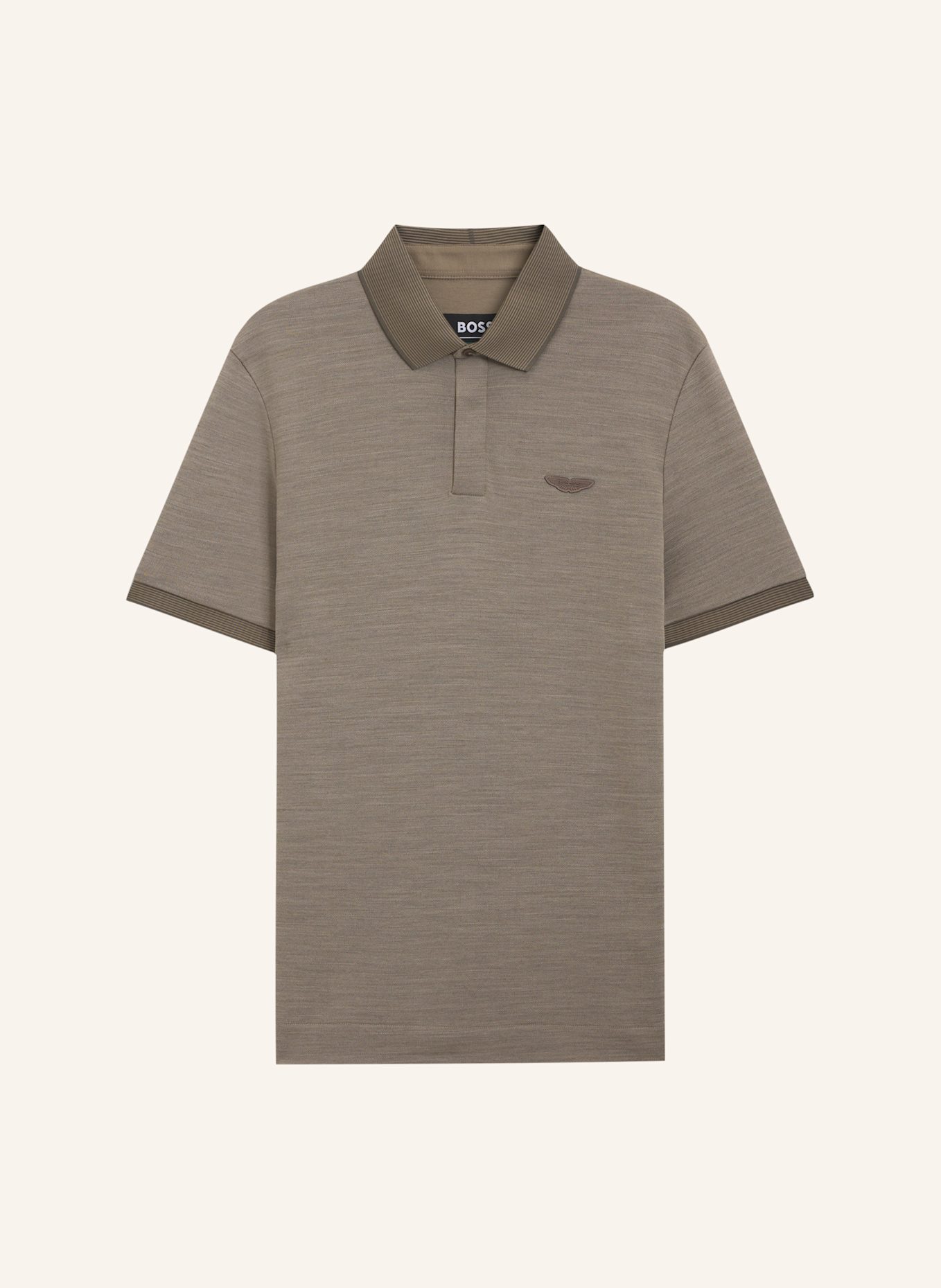 BOSS Poloshirt C-PROUT 242_AM Regular Fit: TAUPE