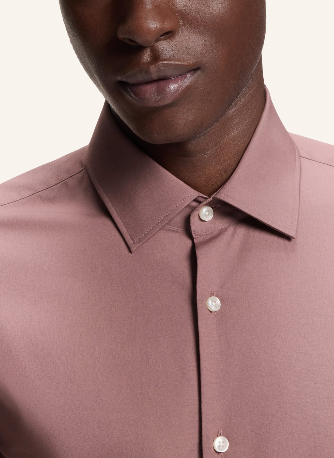 HUGO Business Hemd KENNO Slim Fit: HELLBRAUN