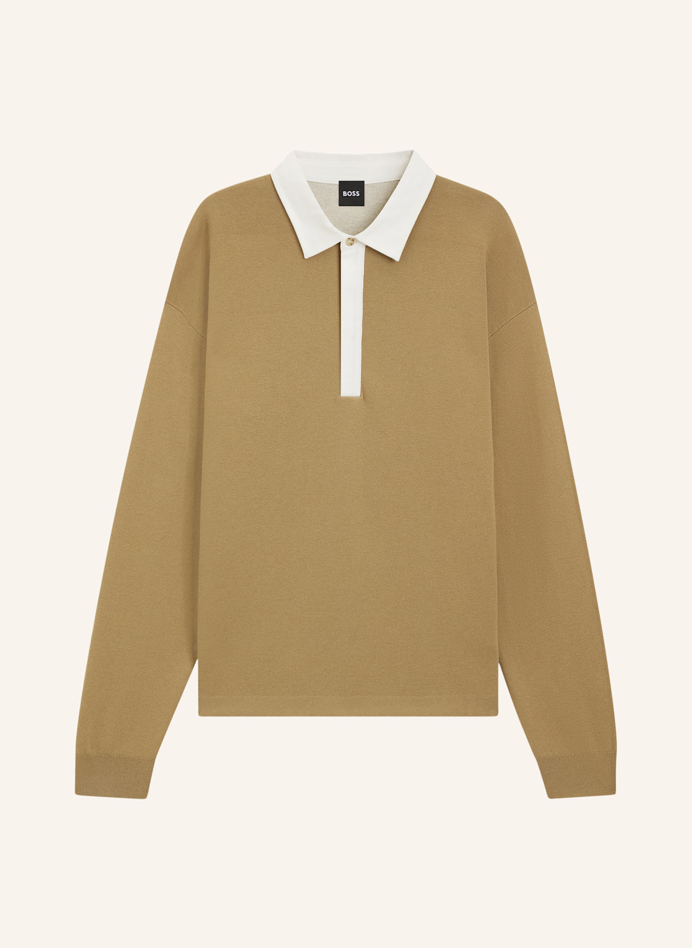 BOSS Pullover C-USTINO Relaxed Fit: KHAKI