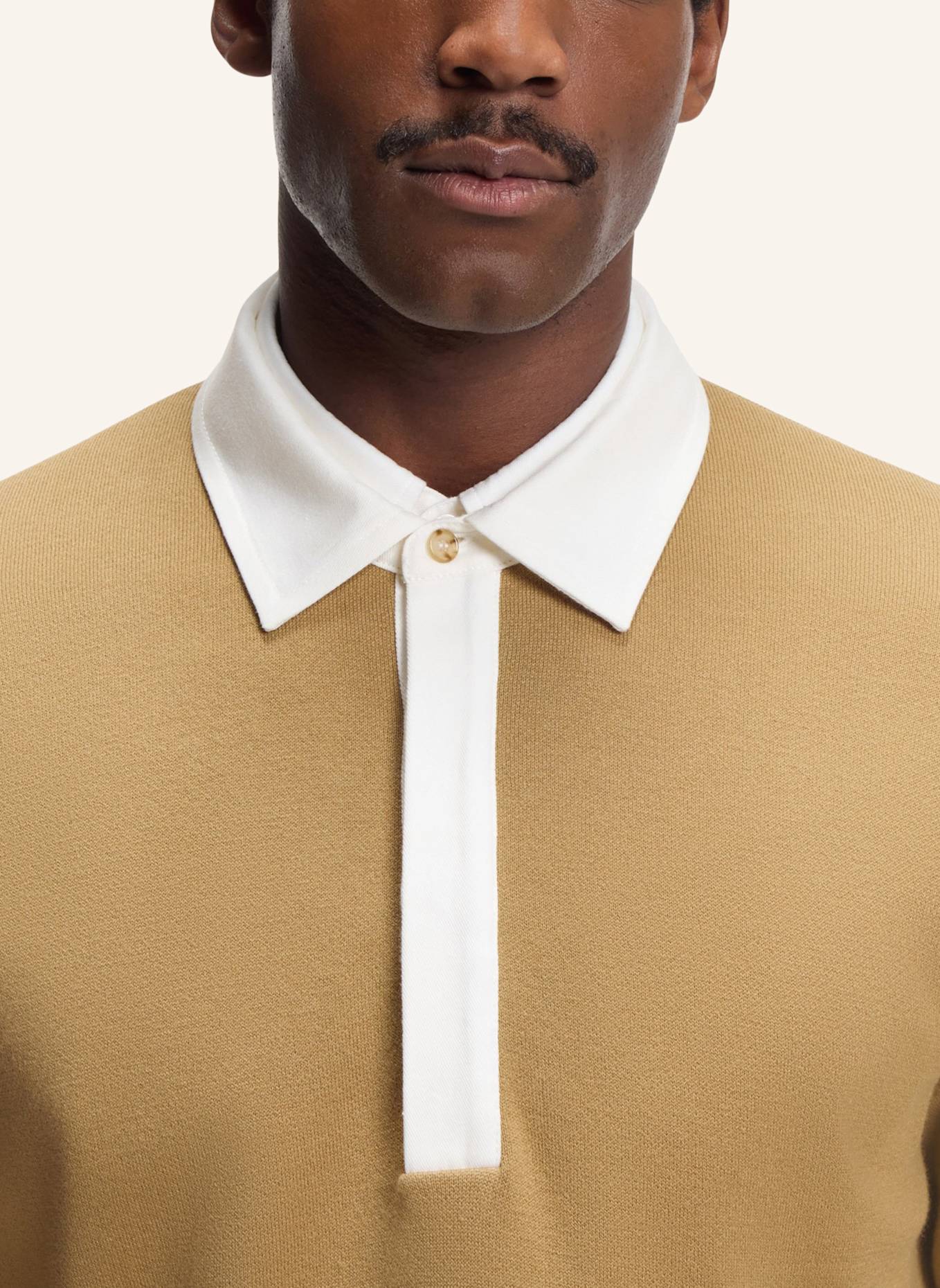 BOSS Pullover C-USTINO Relaxed Fit: KHAKI