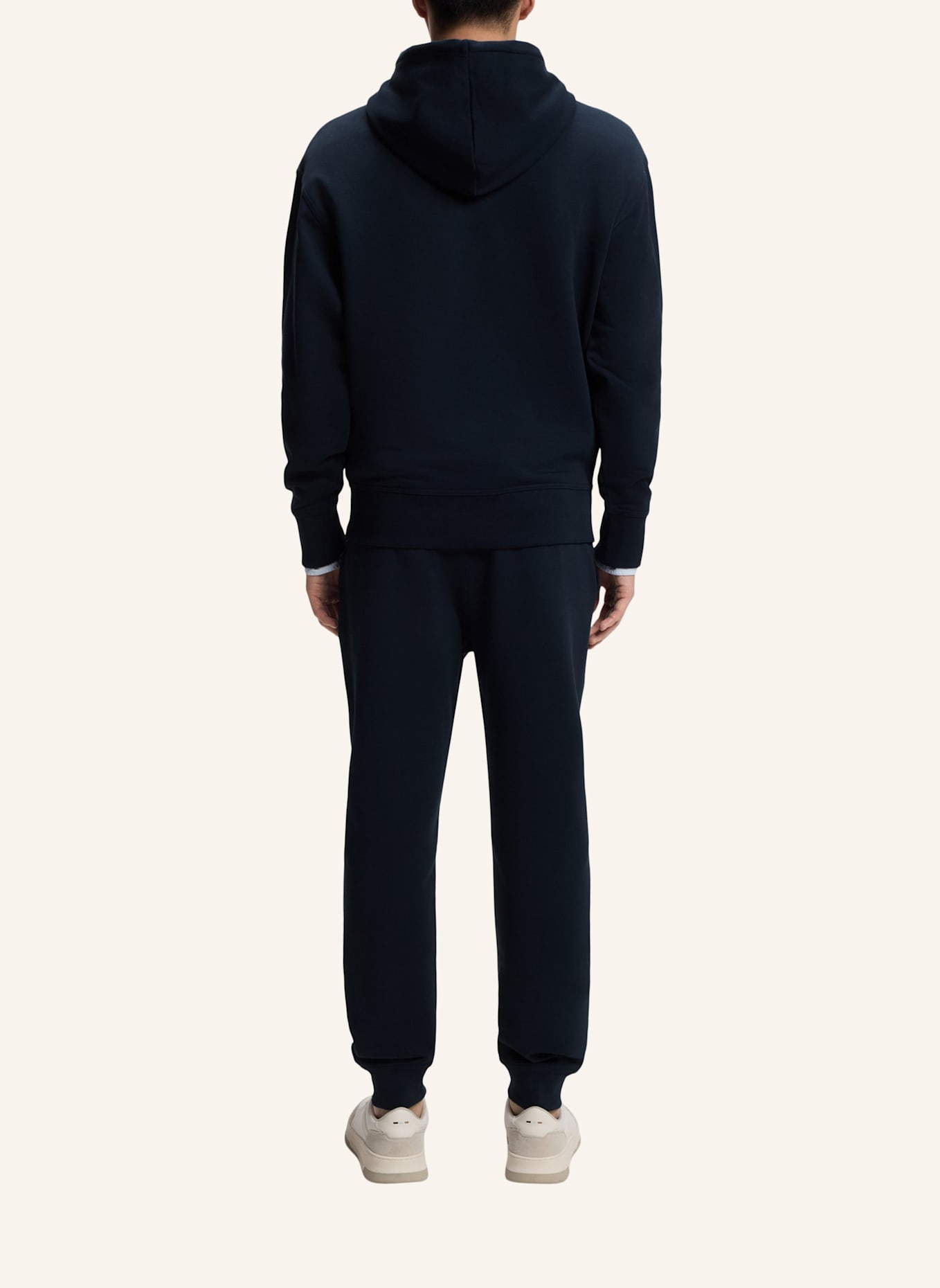 BOSS Sweatshirt TRACKSUITWESMALLHOOD Regular Fit: DUNKELBLAU