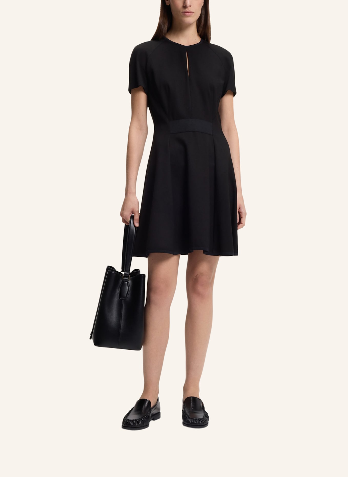 BOSS Business Kleid DATARNI Regular Fit: SCHWARZ