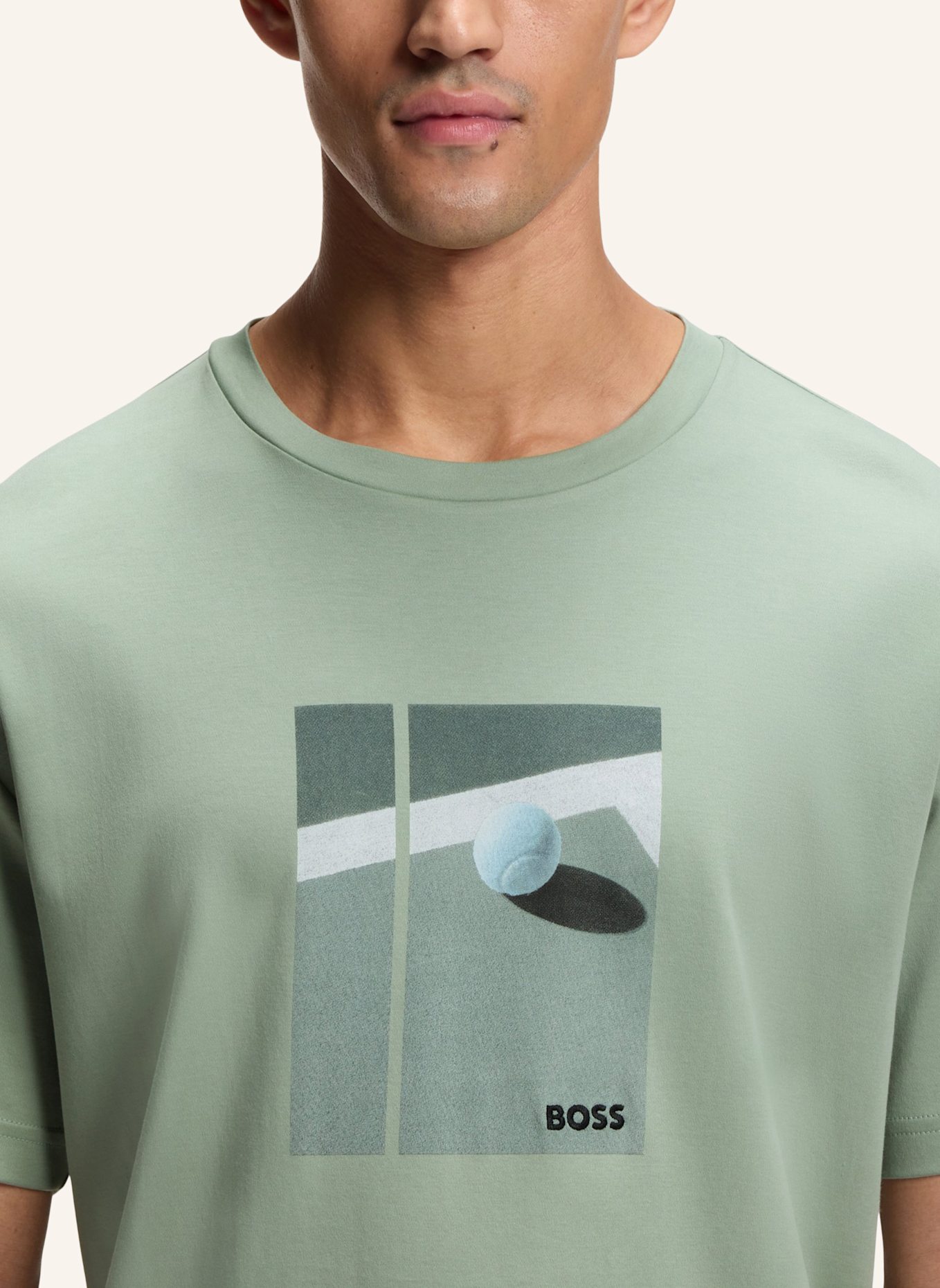 BOSS T-Shirt TS_JOIN RELAXED GRX Regular Fit: GRÜN