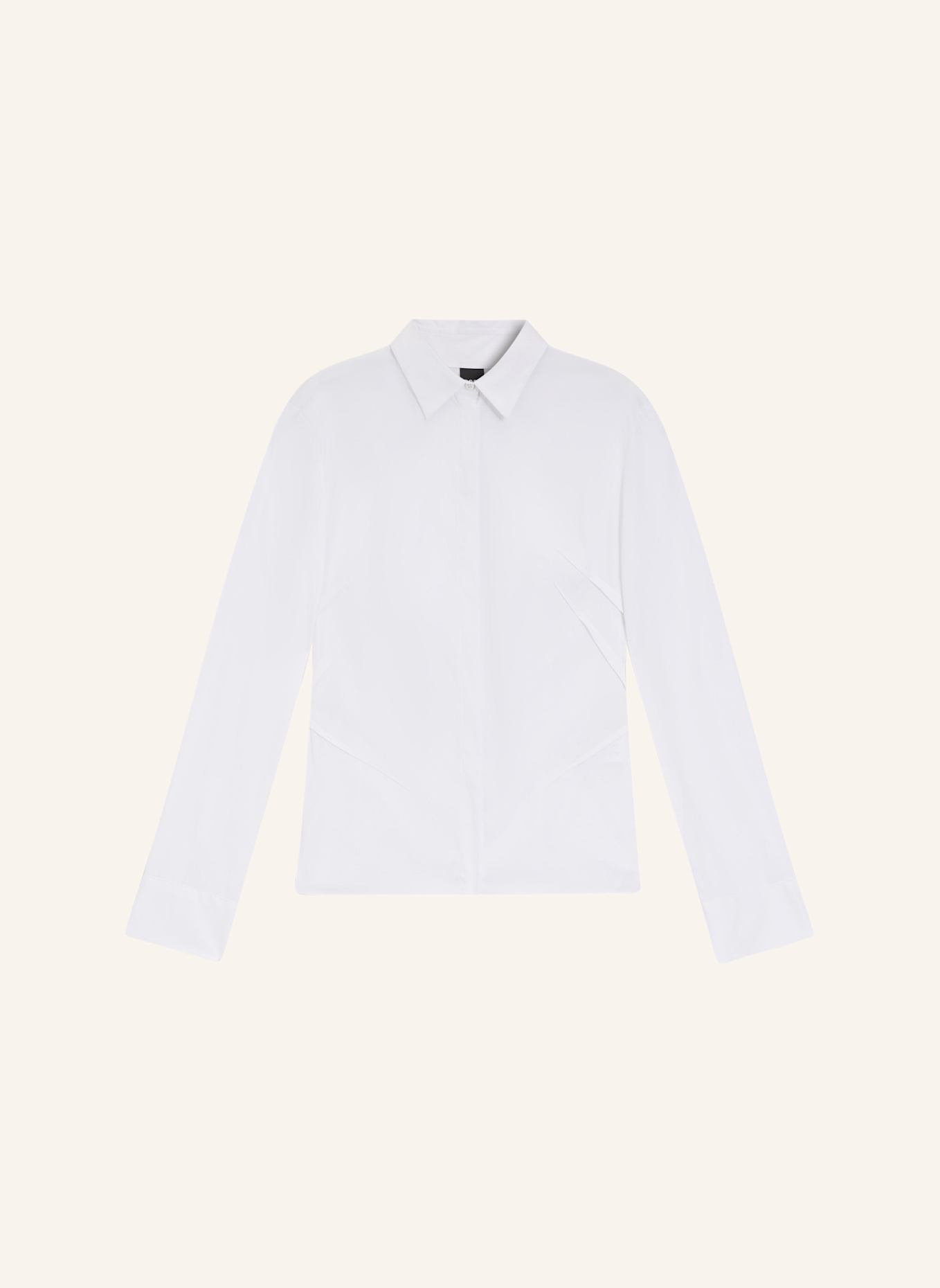 BOSS Business Bluse BURBEL Slim Fit: WEISS