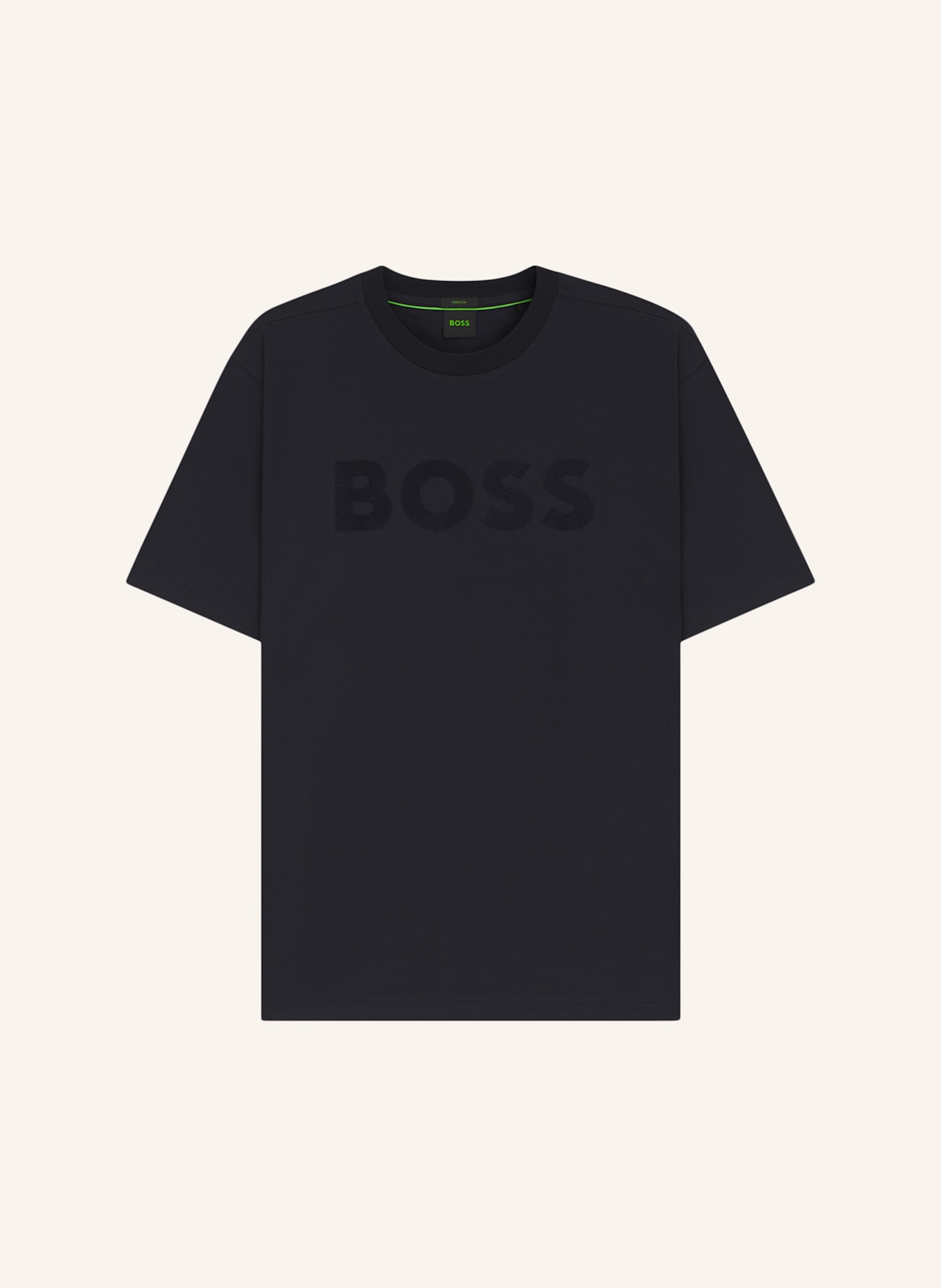 BOSS T-Shirt TS_ICONIC LOGO Relaxed Fit: DUNKELBLAU