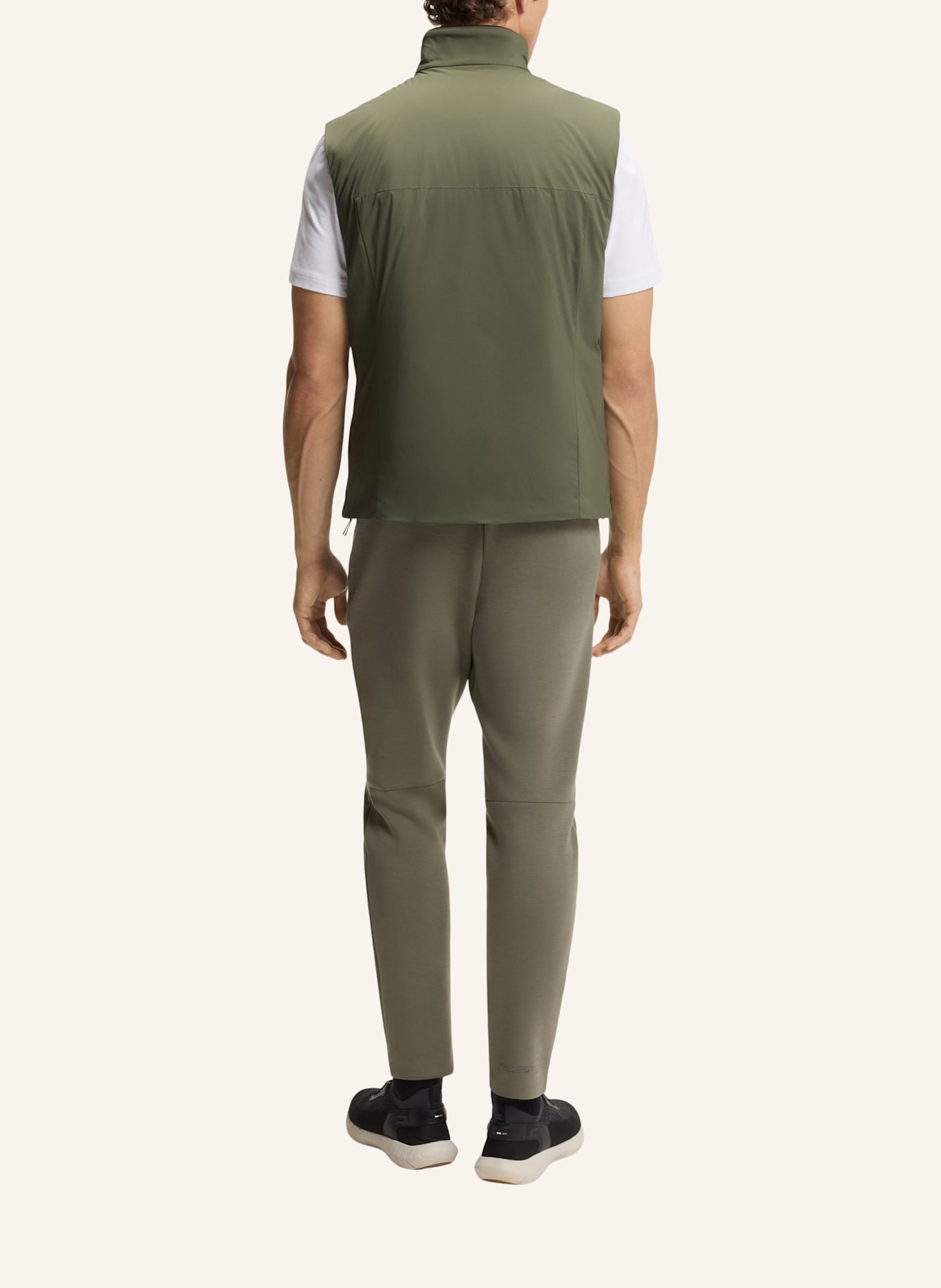 BOSS Casual Jacke OW_LITE-X VEST Regular Fit: KHAKI