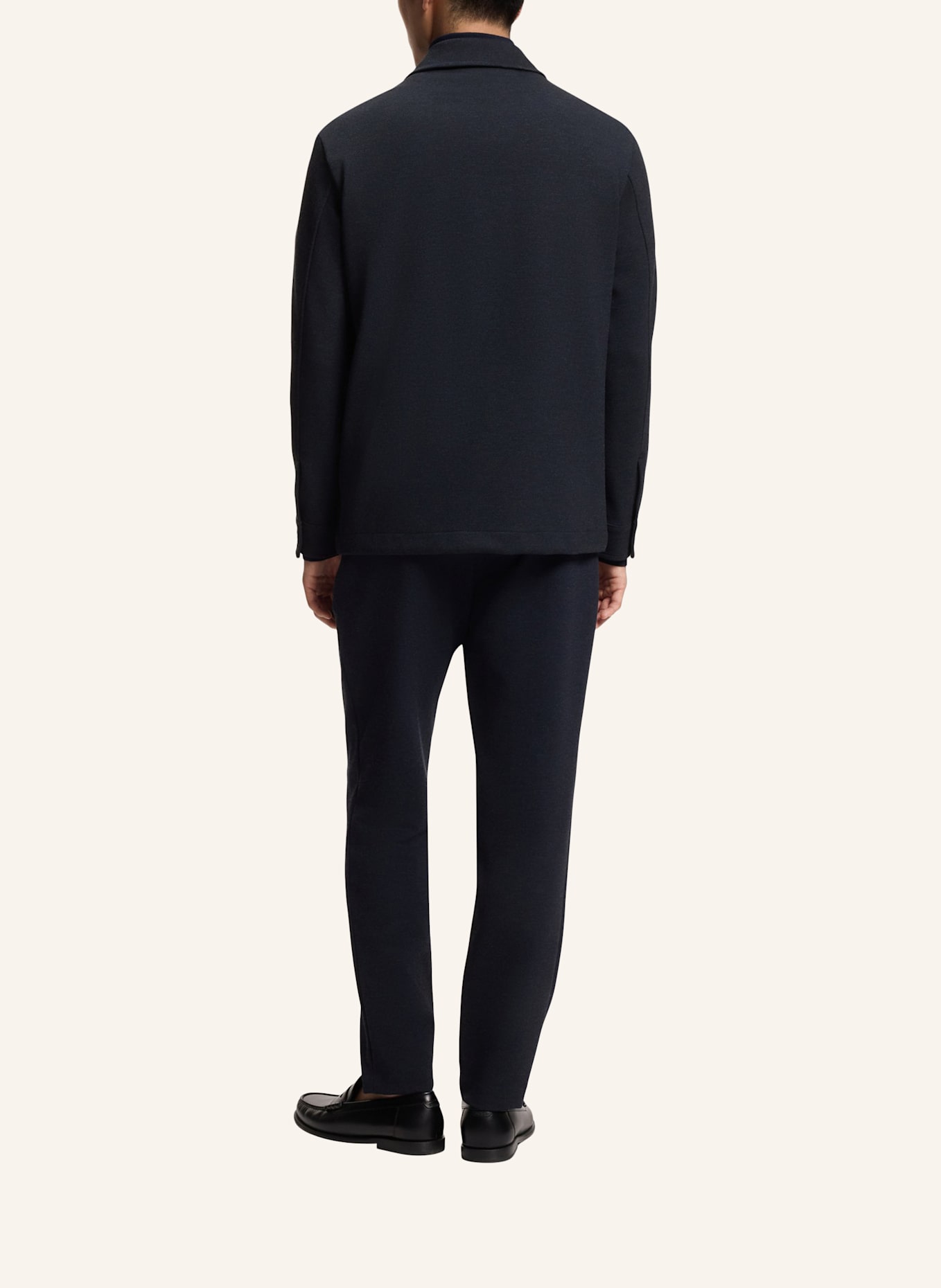 BOSS Blazer P-CARPER-J-WG-PK261F Relaxed Fit: DUNKELBLAU