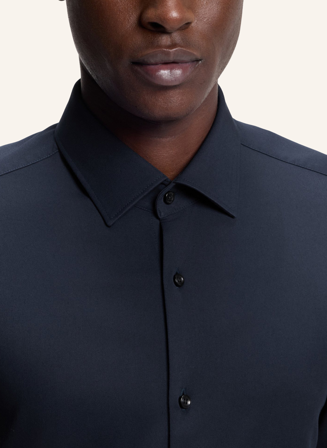 HUGO Business Hemd KENNO Slim Fit: DUNKELBLAU