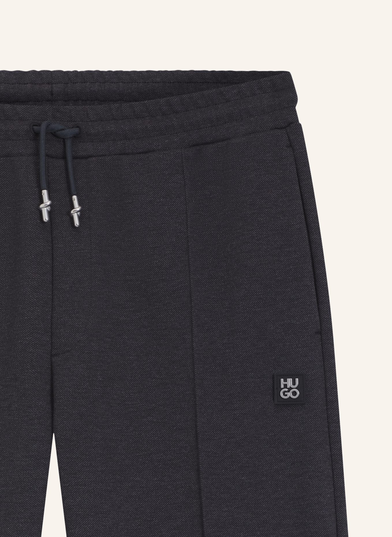 HUGO Casual Hose DINETO Relaxed Fit: GRAU