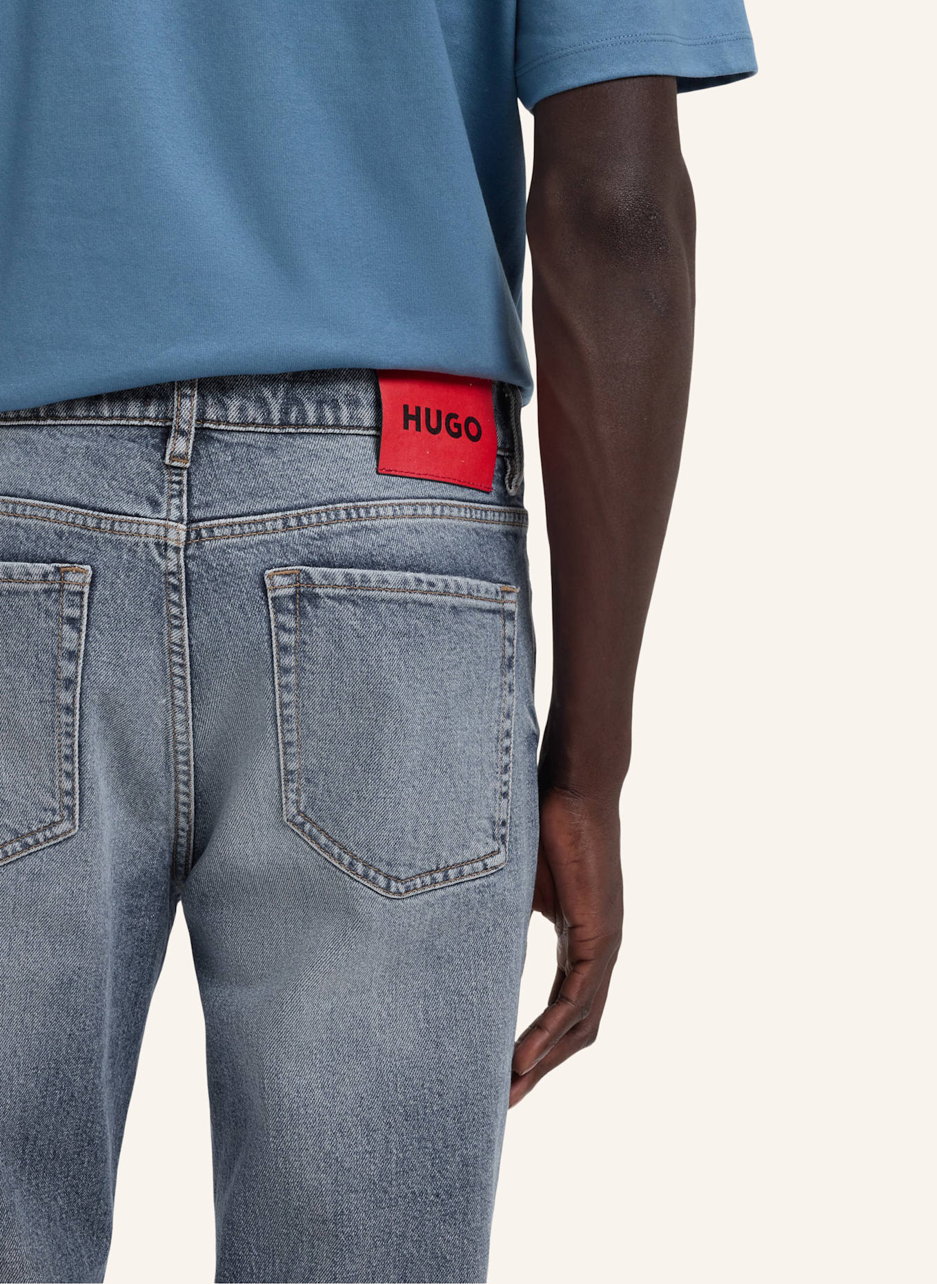 HUGO Jeans HUGO 634 Tapered Fit: BLAU