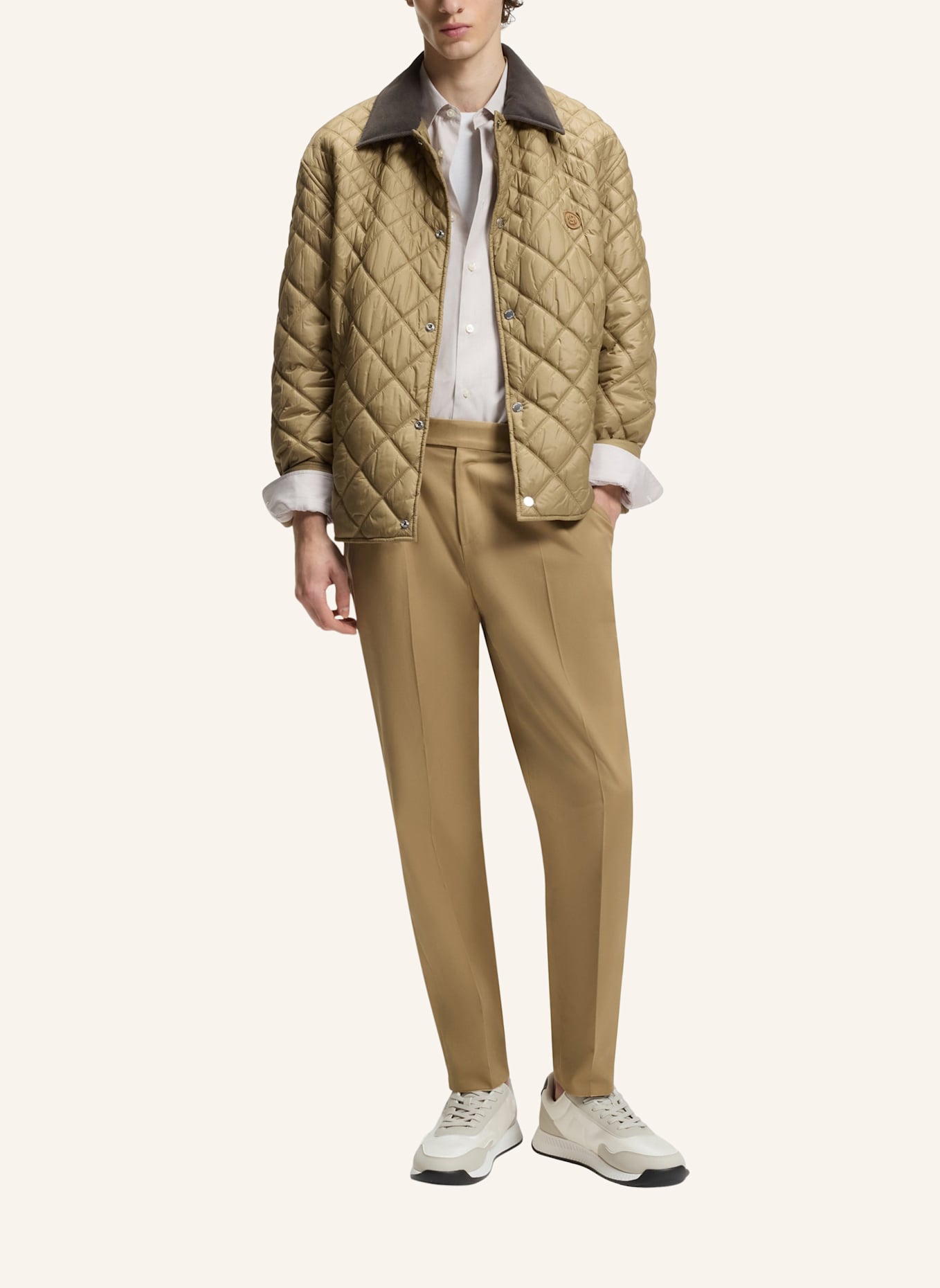 BOSS Sneaker TITANIUM_RUNN_NYPUN: BEIGE