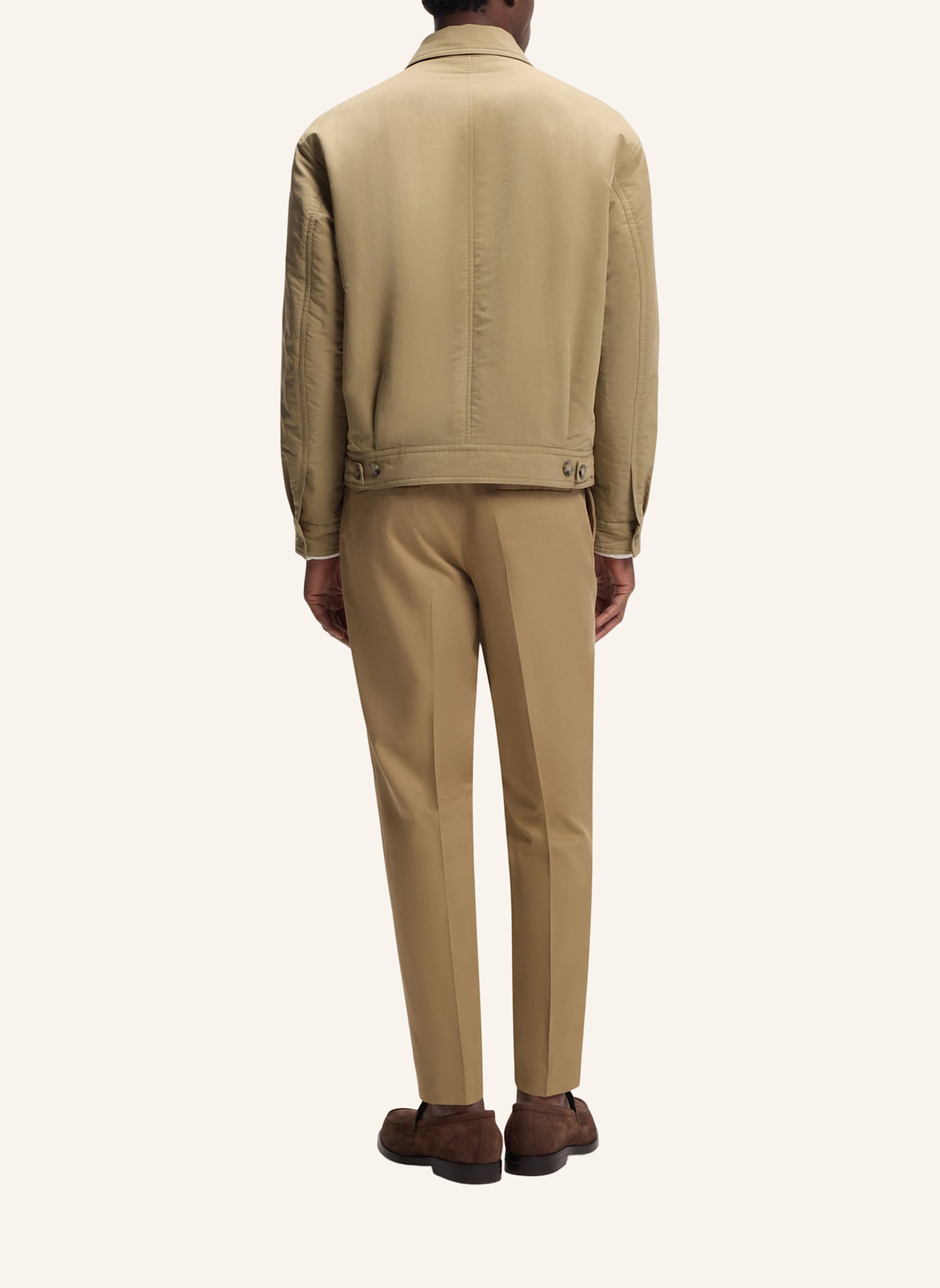 BOSS Casual Jacke C-COVEGLOW Relaxed Fit: KHAKI