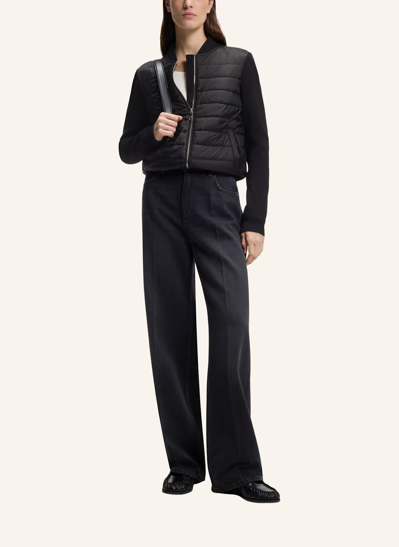 BOSS Casual Jacke PIDINA Regular Fit: SCHWARZ