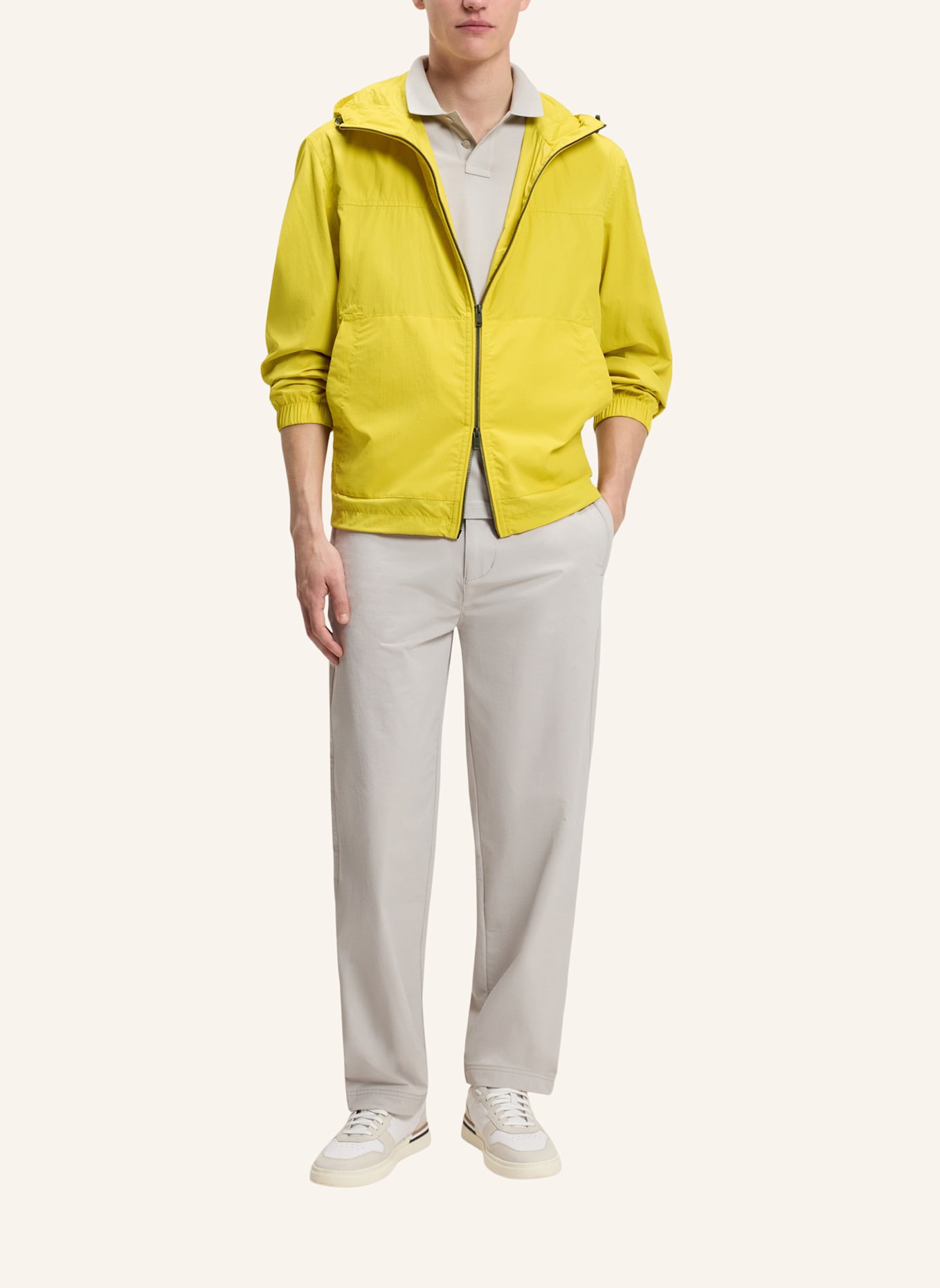 BOSS Casual Jacke ORIP Regular Fit: GELB