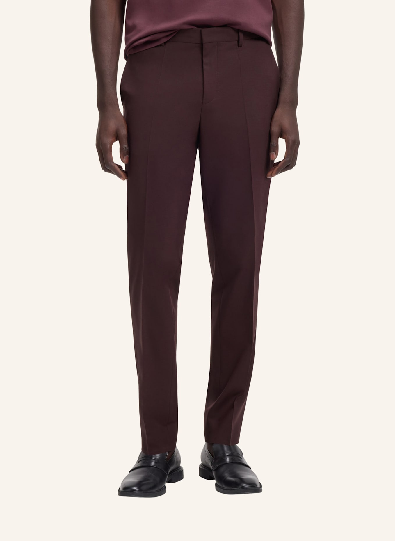 HUGO Business Anzug HENRY/GETLIN232X Slim Fit: BRAUN