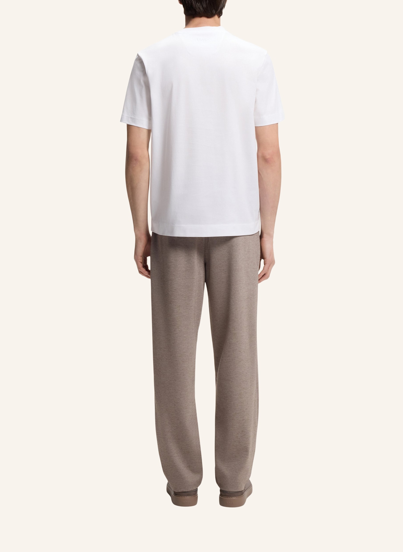 BOSS T-Shirt C-TAUT 242_AM Regular Fit: WEISS