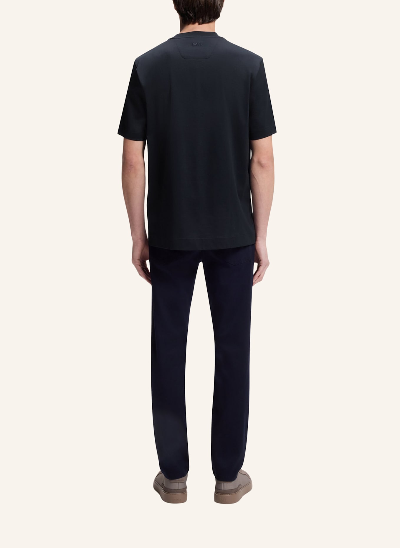 BOSS T-Shirt C-TAUT 242_AM Regular Fit: DUNKELBLAU