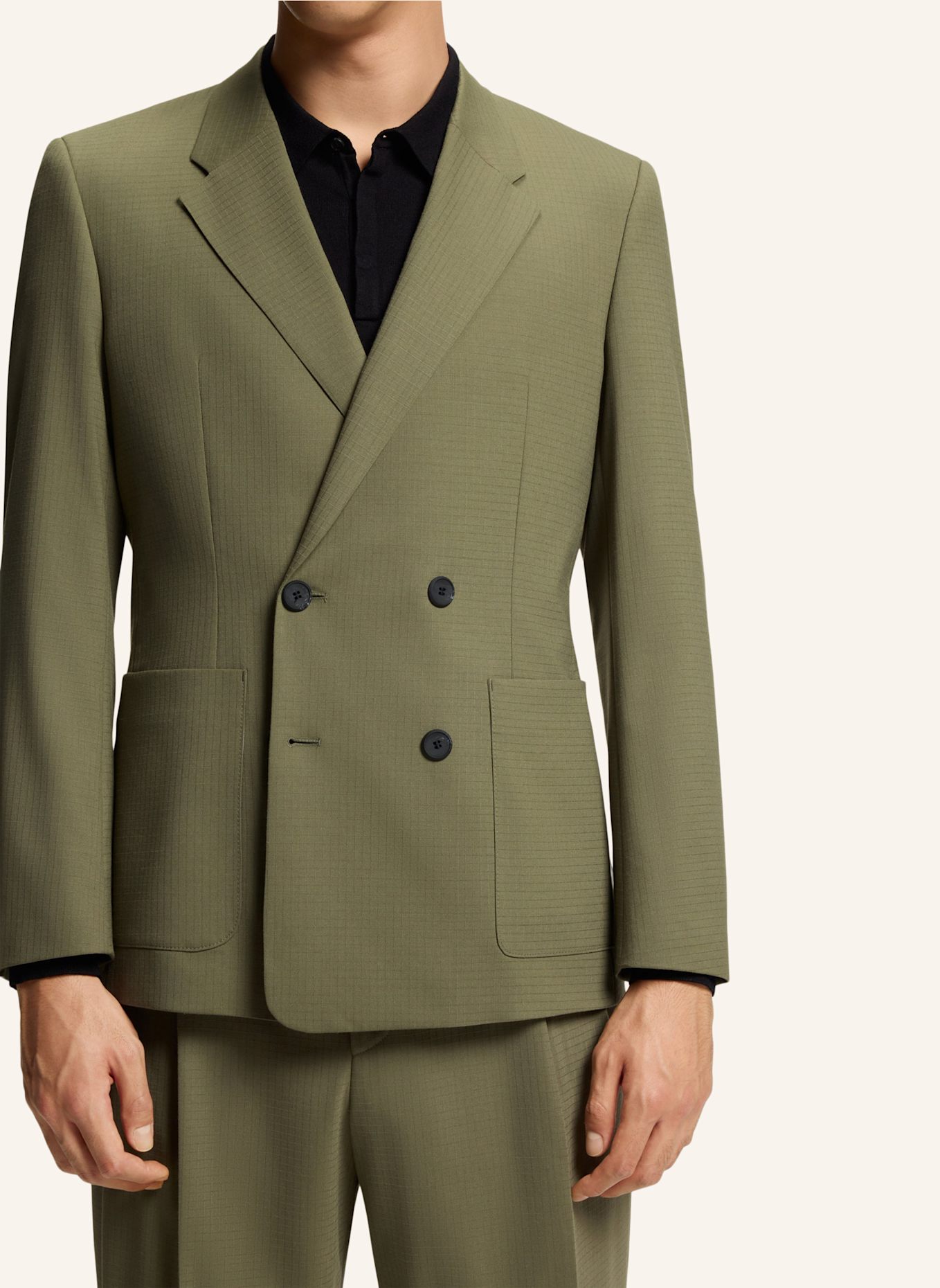 HUGO Blazer HENRY261F1X Slim Fit: GRÜN