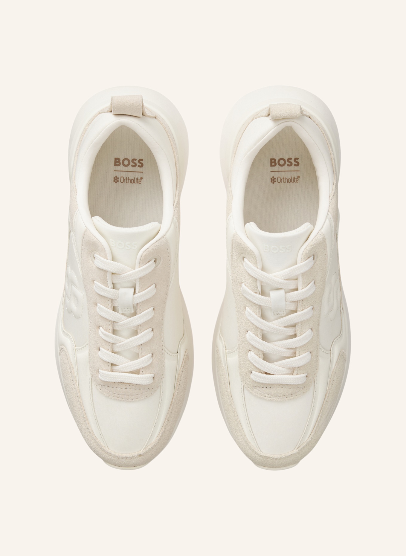 BOSS Turnschuh B ICON_RUNN_SDNY1: WEISS