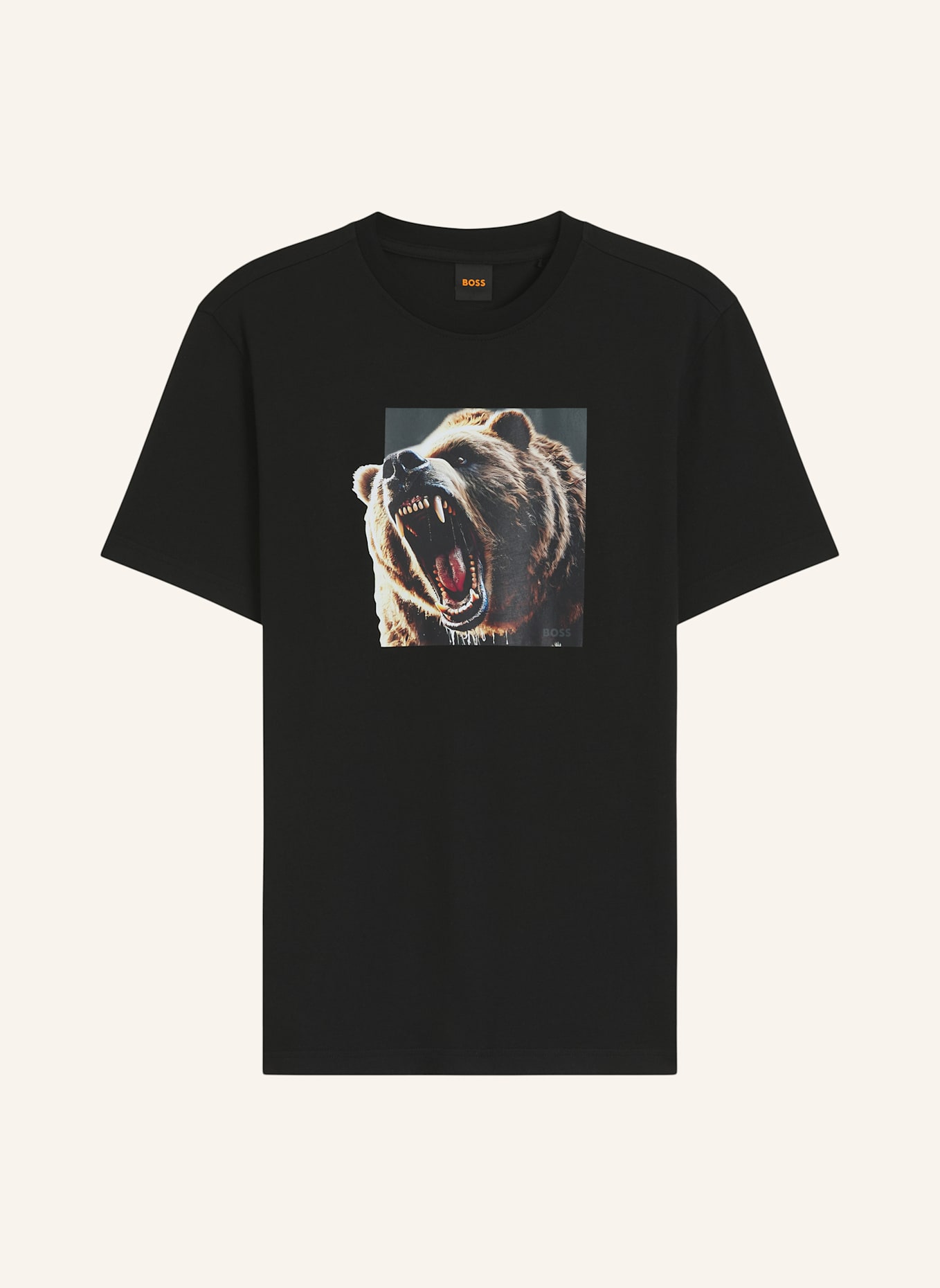 BOSS T-Shirt TE_DOBERMANN: SCHWARZ