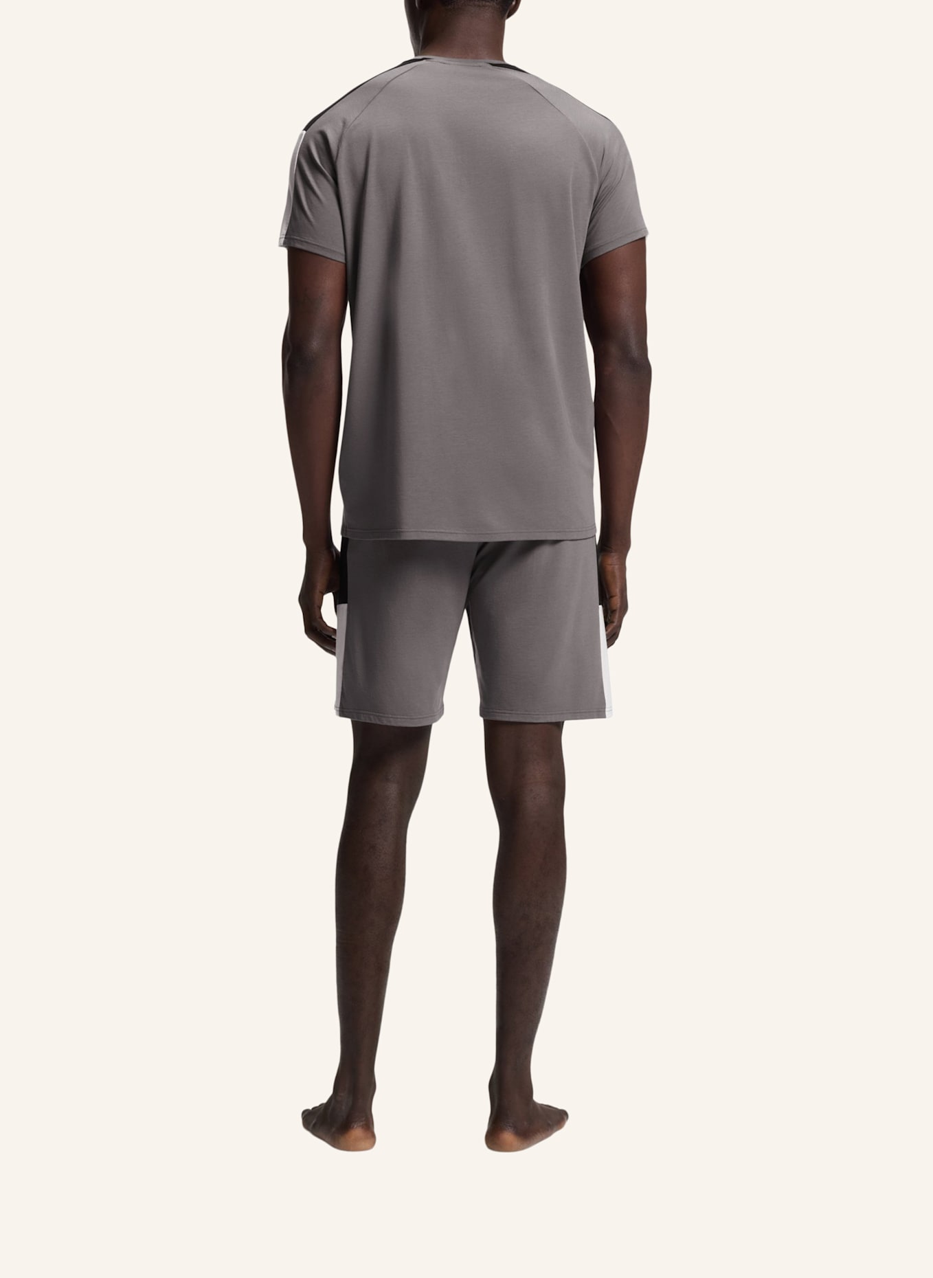 BOSS Pyjama-Set BALANCE SHORT SET Regular Fit: DUNKELGRAU