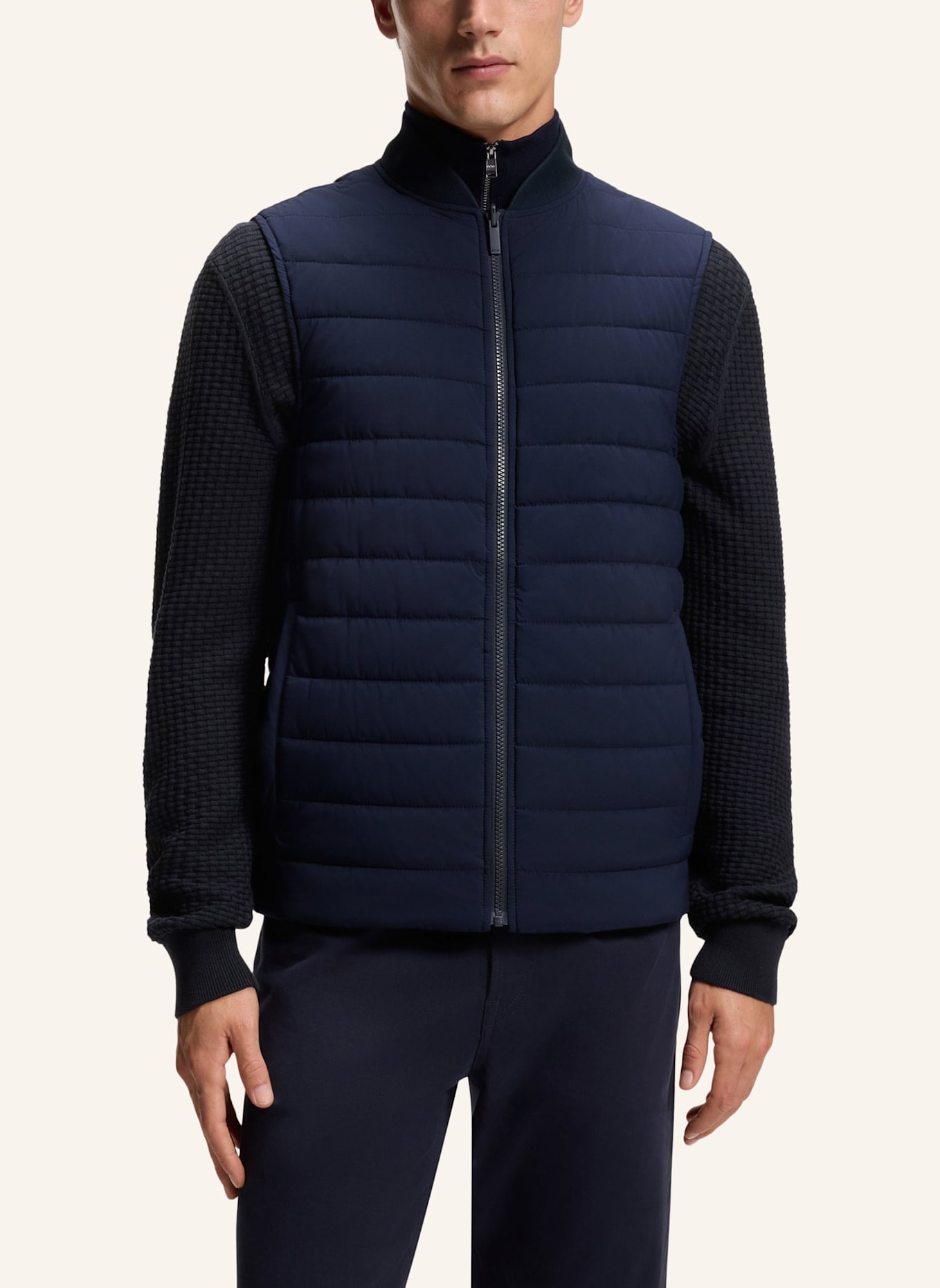 BOSS Klassischer Mantel P-JARED-3IN1-261F Regular Fit: DUNKELBLAU