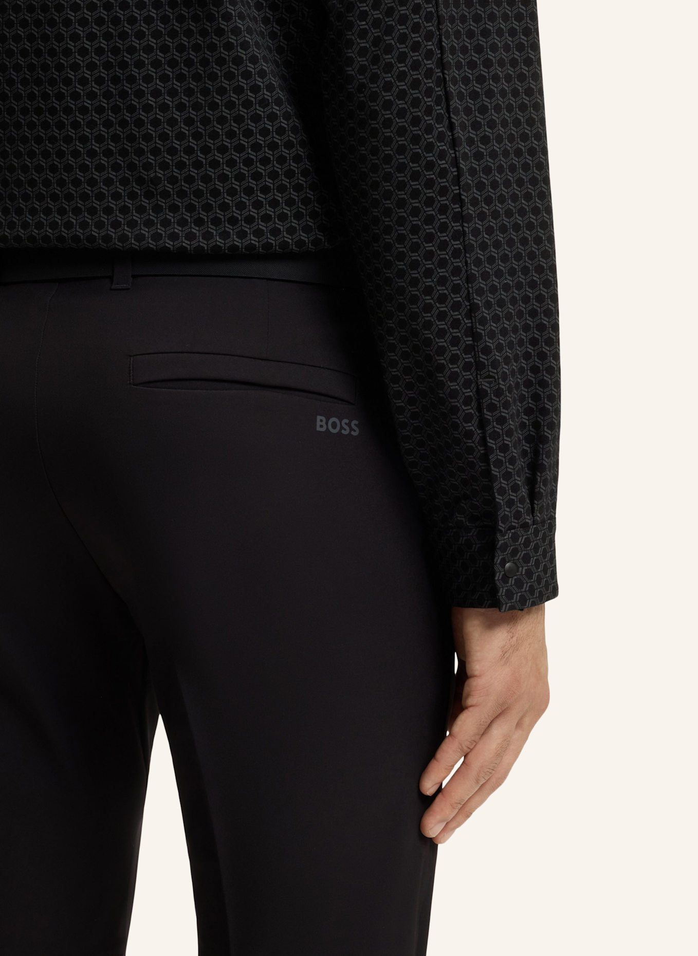 BOSS Casual Hemd ST_EXCURSE L Regular Fit: SCHWARZ