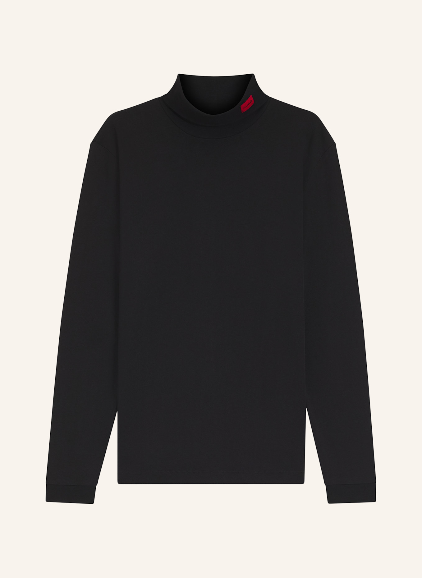 HUGO T-Shirt DEROLLO224_IN Slim Fit: SCHWARZ