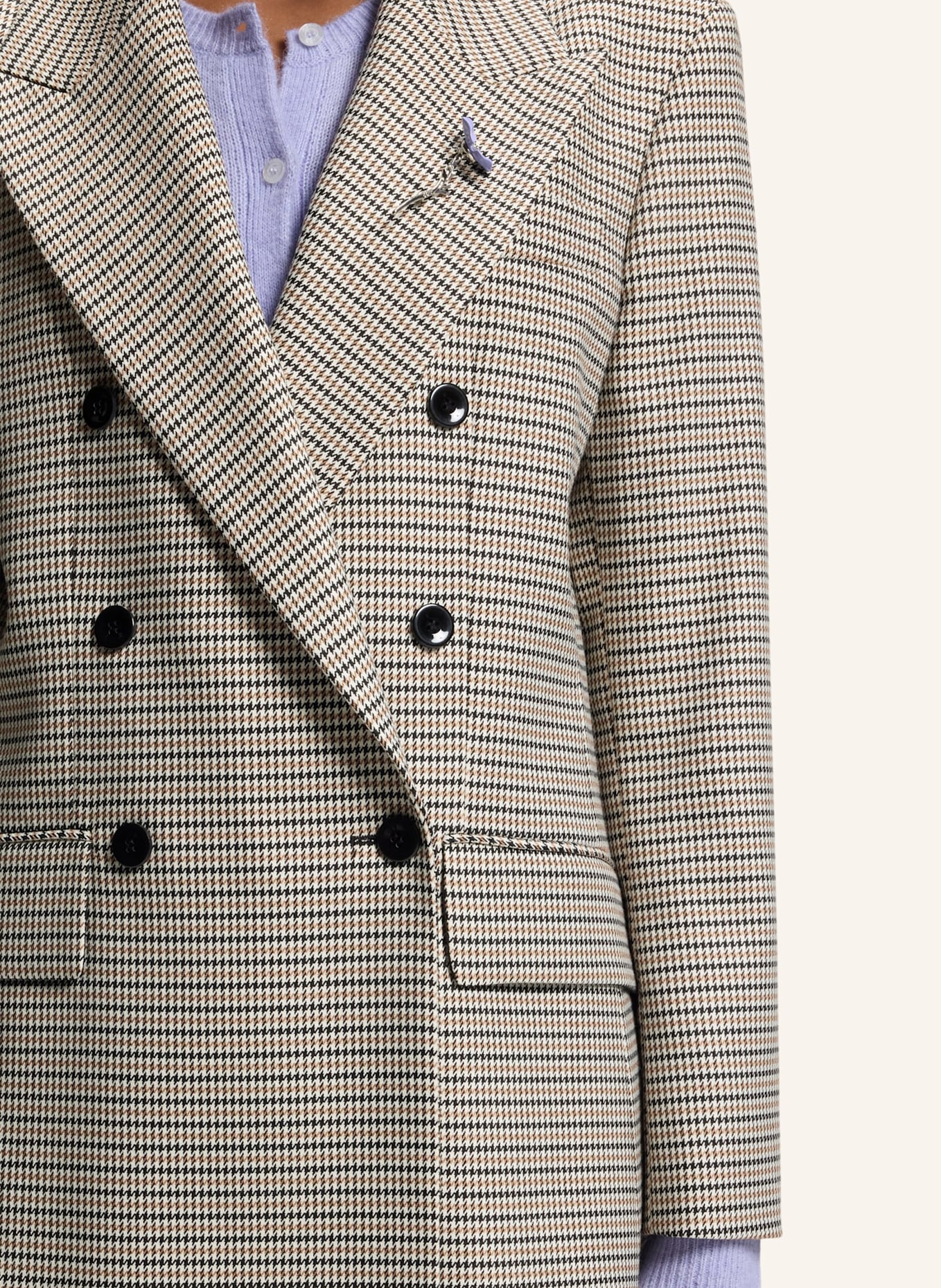 HUGO Blazer AMALISA Relaxed Fit: DUNKELGRAU