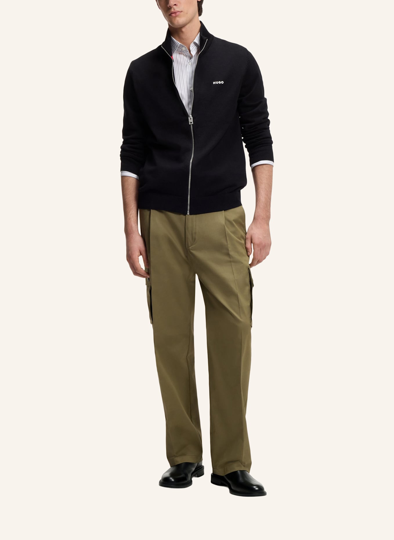 HUGO Stiefel LYSANDER_HALB_LT: SCHWARZ