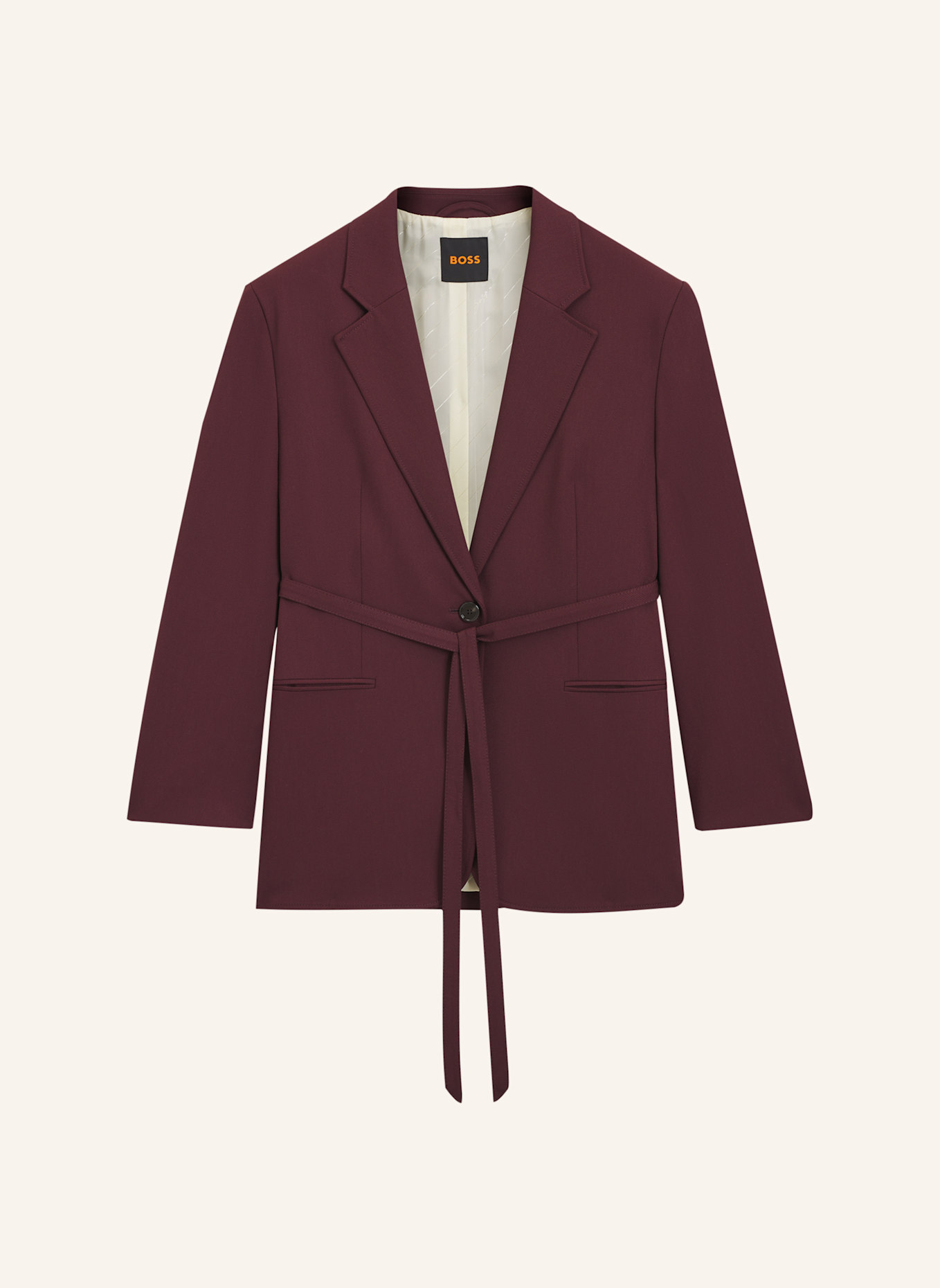 BOSS Blazer C_JALARA Oversize Fit: DUNKELBRAUN