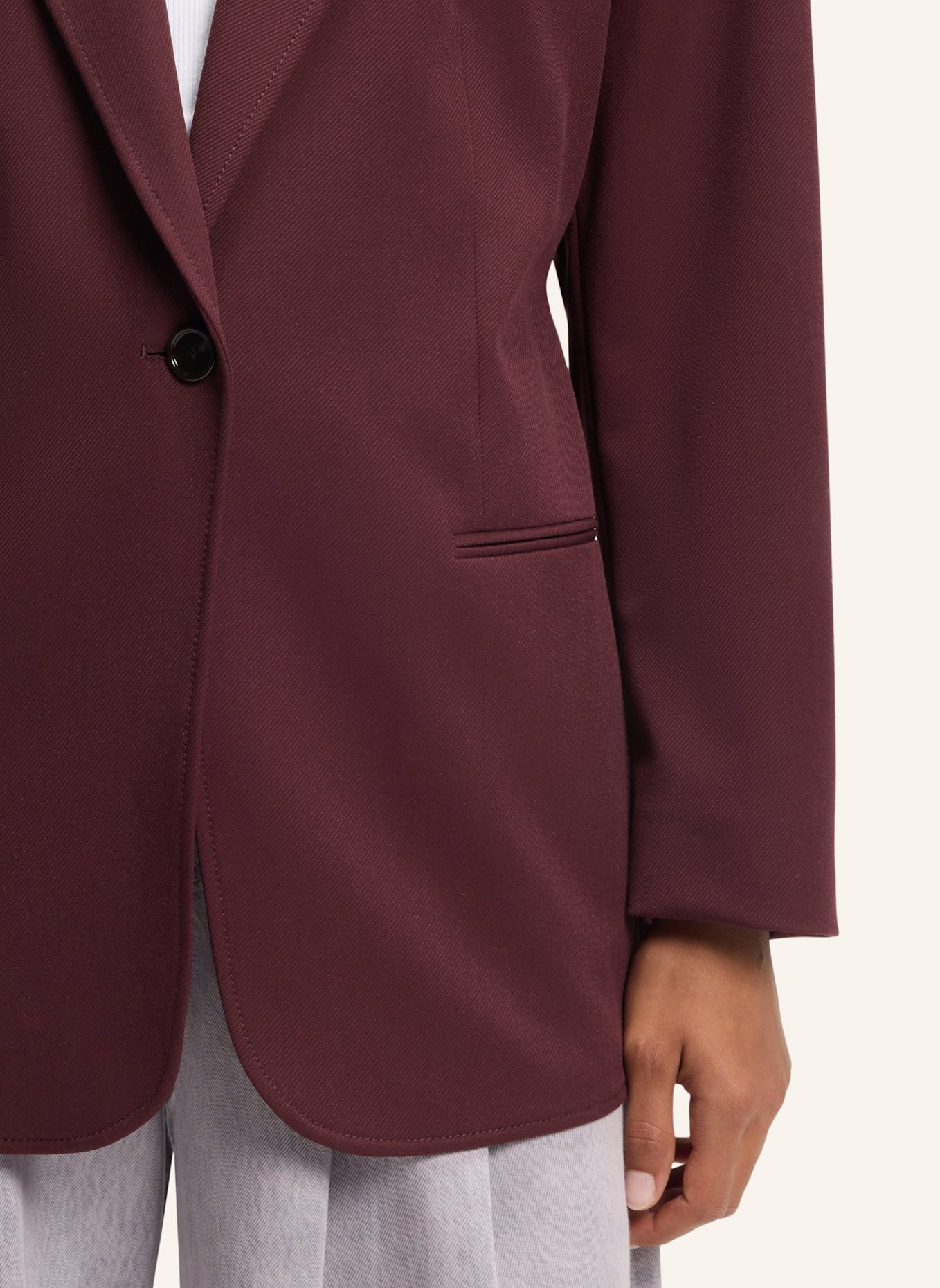 BOSS Blazer C_JALARA Oversize Fit: DUNKELBRAUN