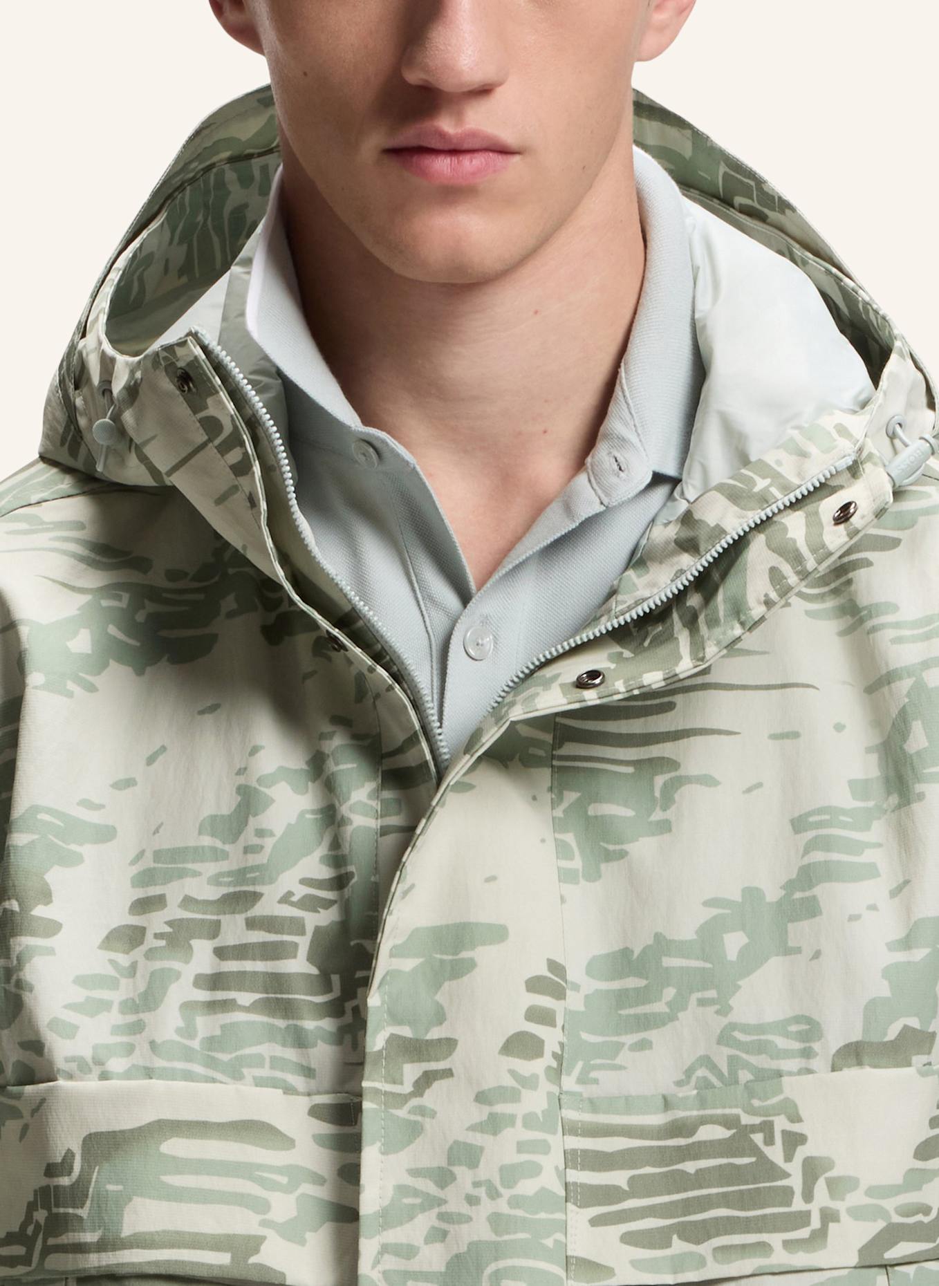 BOSS Casual Jacke OCOMBO Relaxed Fit: SILBER