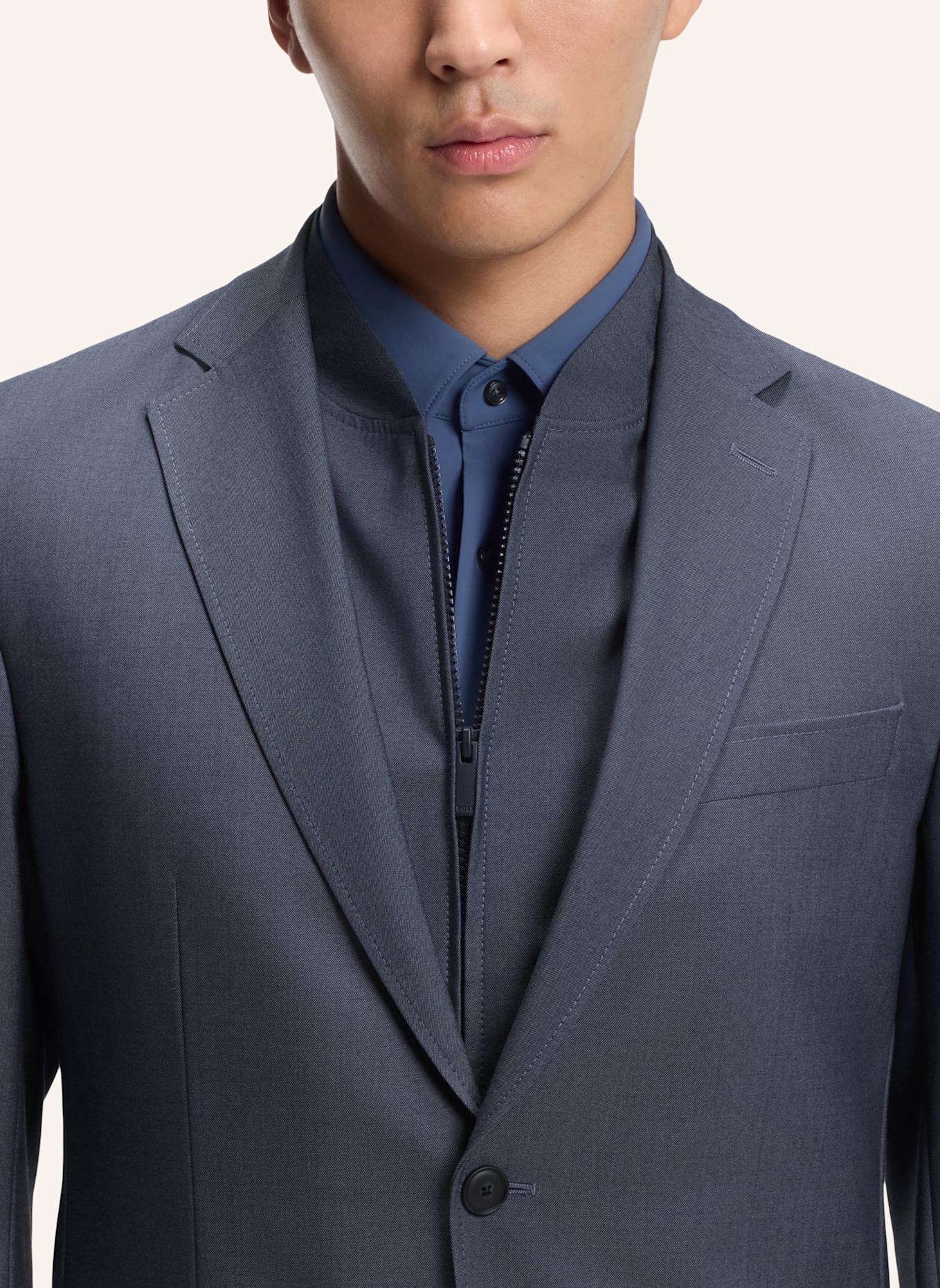 BOSS Business Anzug P-HUGE-3PCS-WG-261 Slim Fit: BLAU