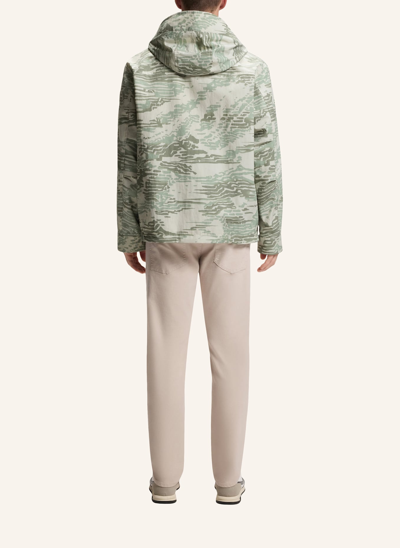 BOSS Casual Jacke OCOMBO Relaxed Fit: SILBER